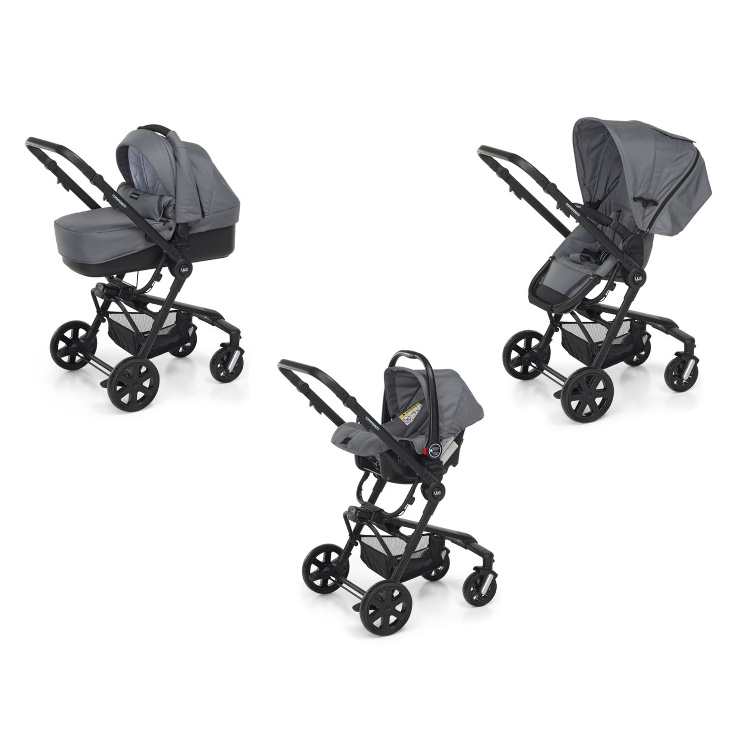 Travel system up3 isize titanio - Foppapedretti
