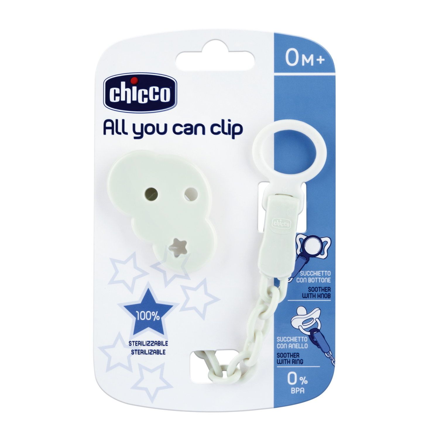 Clip universale grigio 0+ mesi - chicco - Chicco