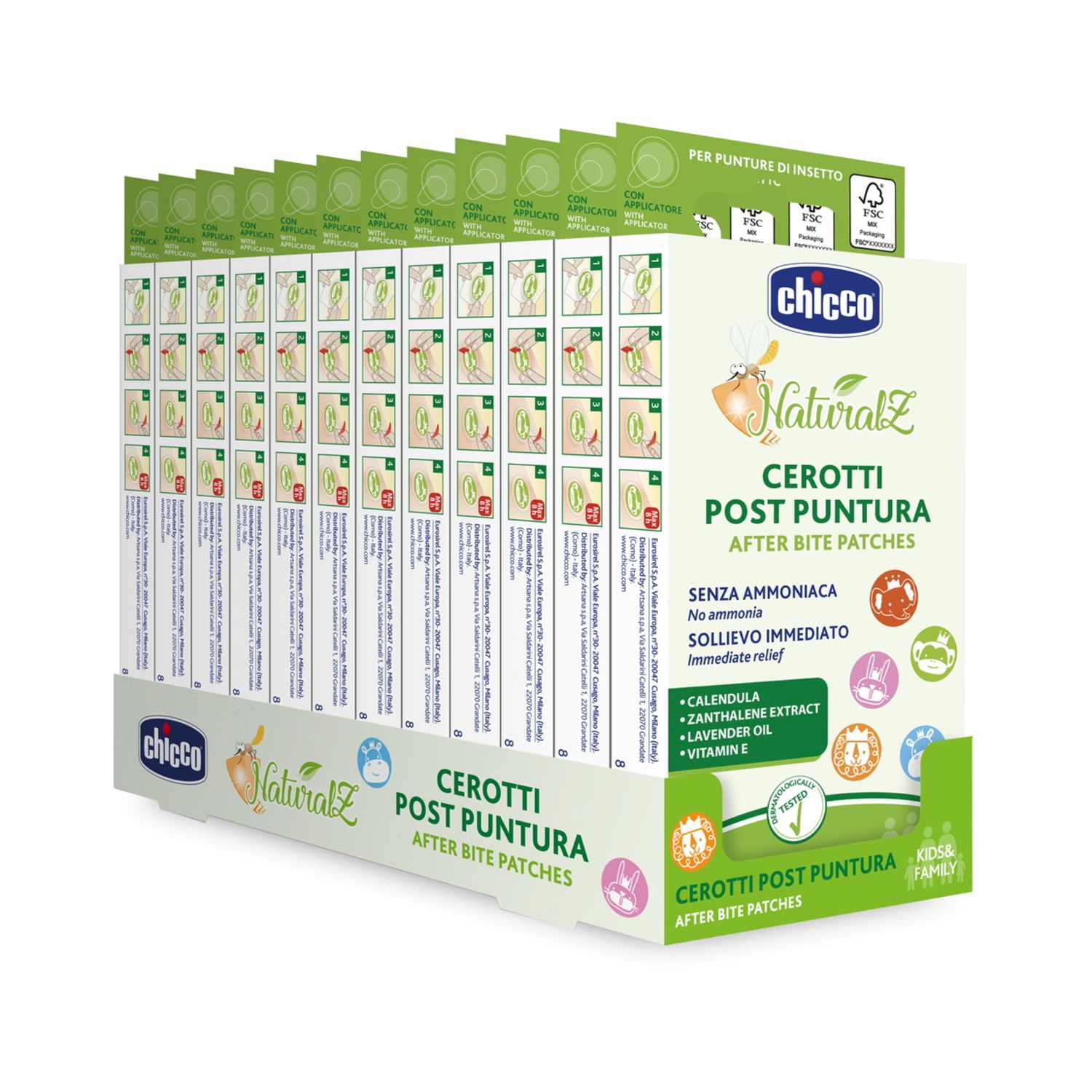 Chicco - cerotti dopo-puntura 12 pezzi - Chicco