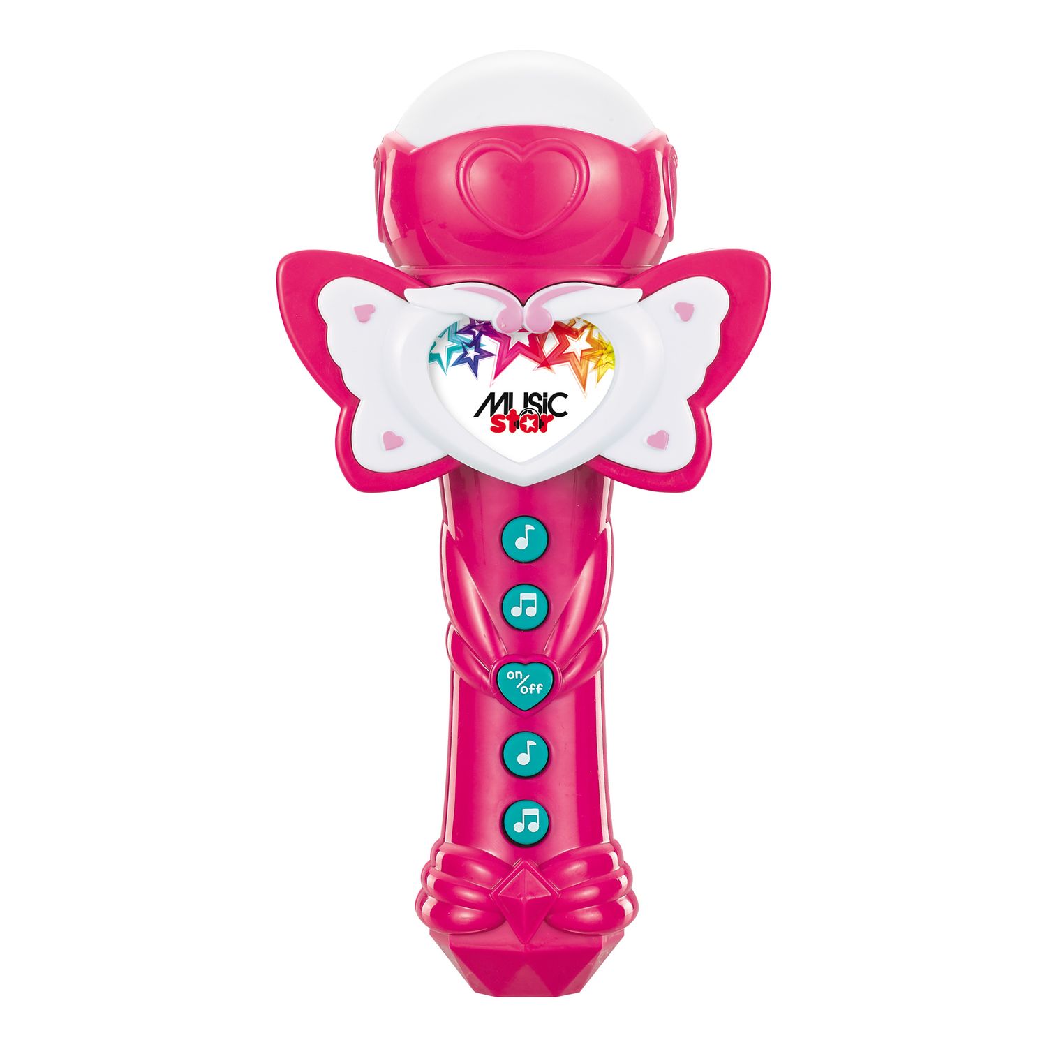 Tastiera elettronica farfalla con microfono - music star - Musicstar