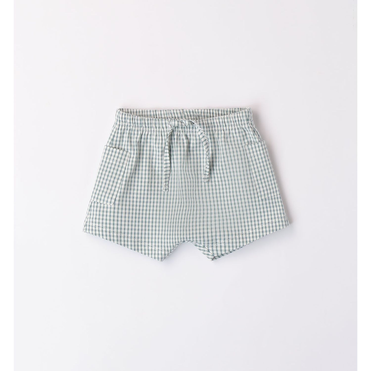 Ido short verde rigato goffrato - IDO