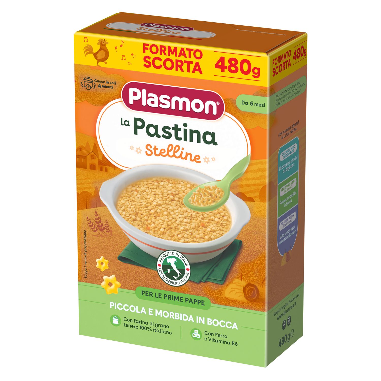 Plasmon - plasmon pasta stelline 480gr - Plasmon