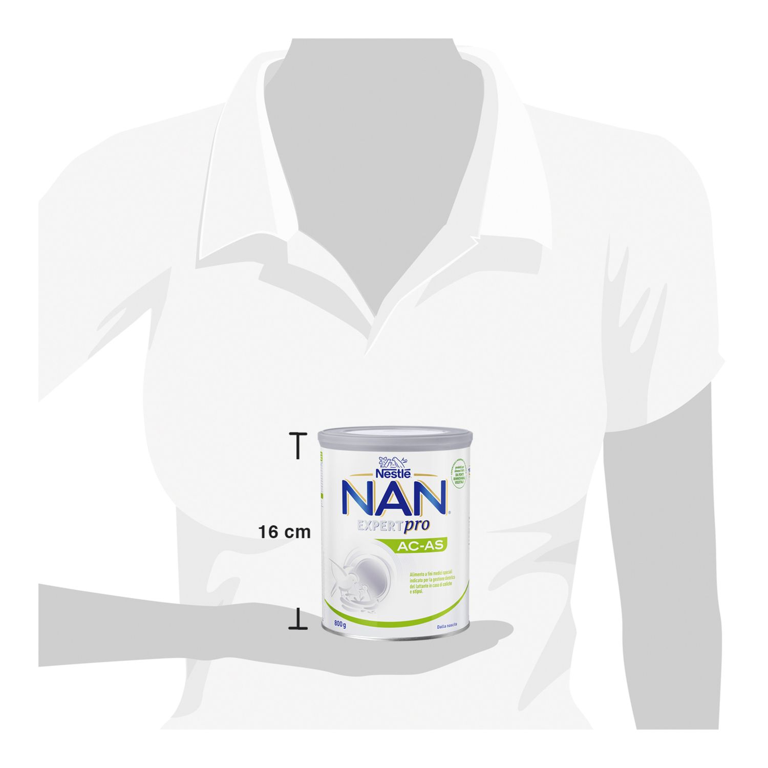 Nestlé nan expert pro ac-as latte in polvere latta 800g - Nestlé