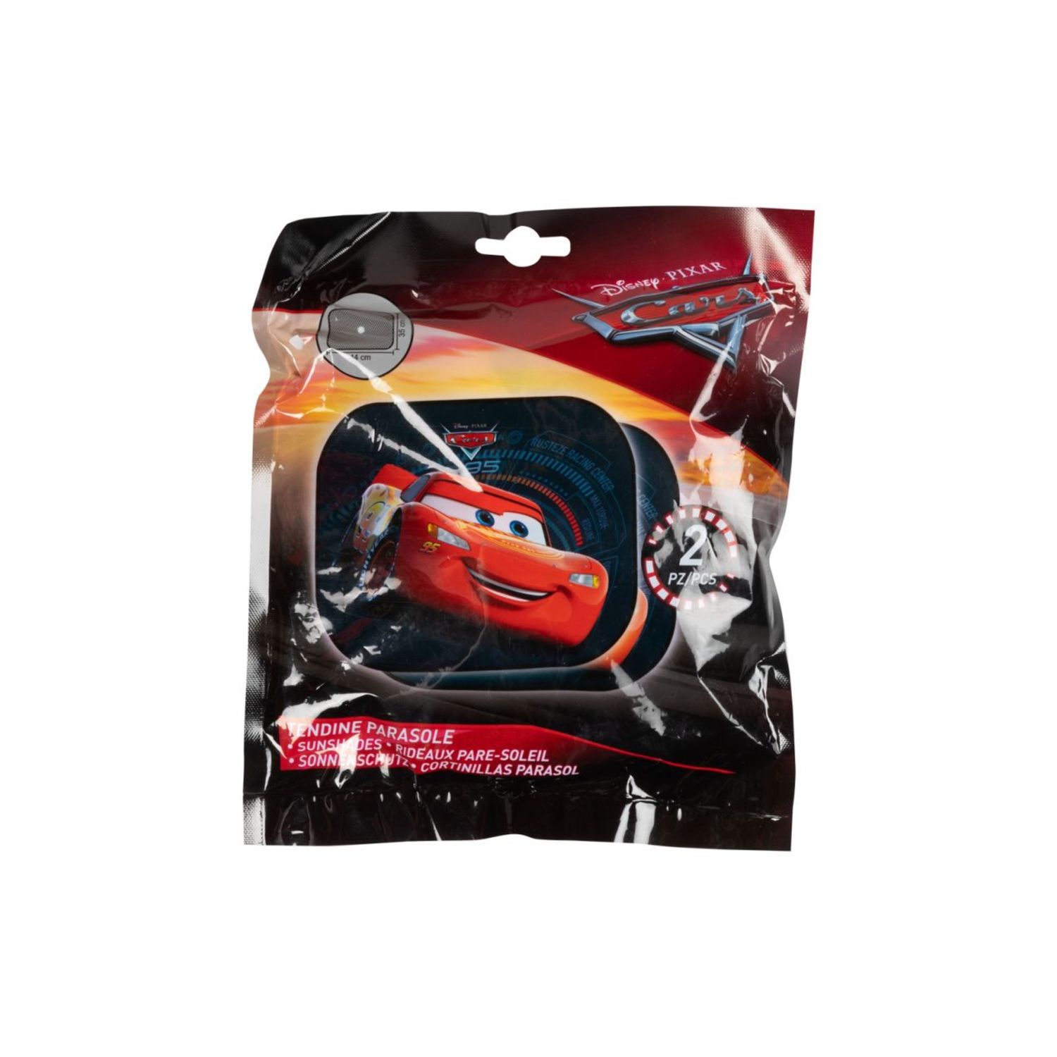 Coppia tendine laterali parasole 2 pz saetta mcqueen- disney cars - Disney Shop
