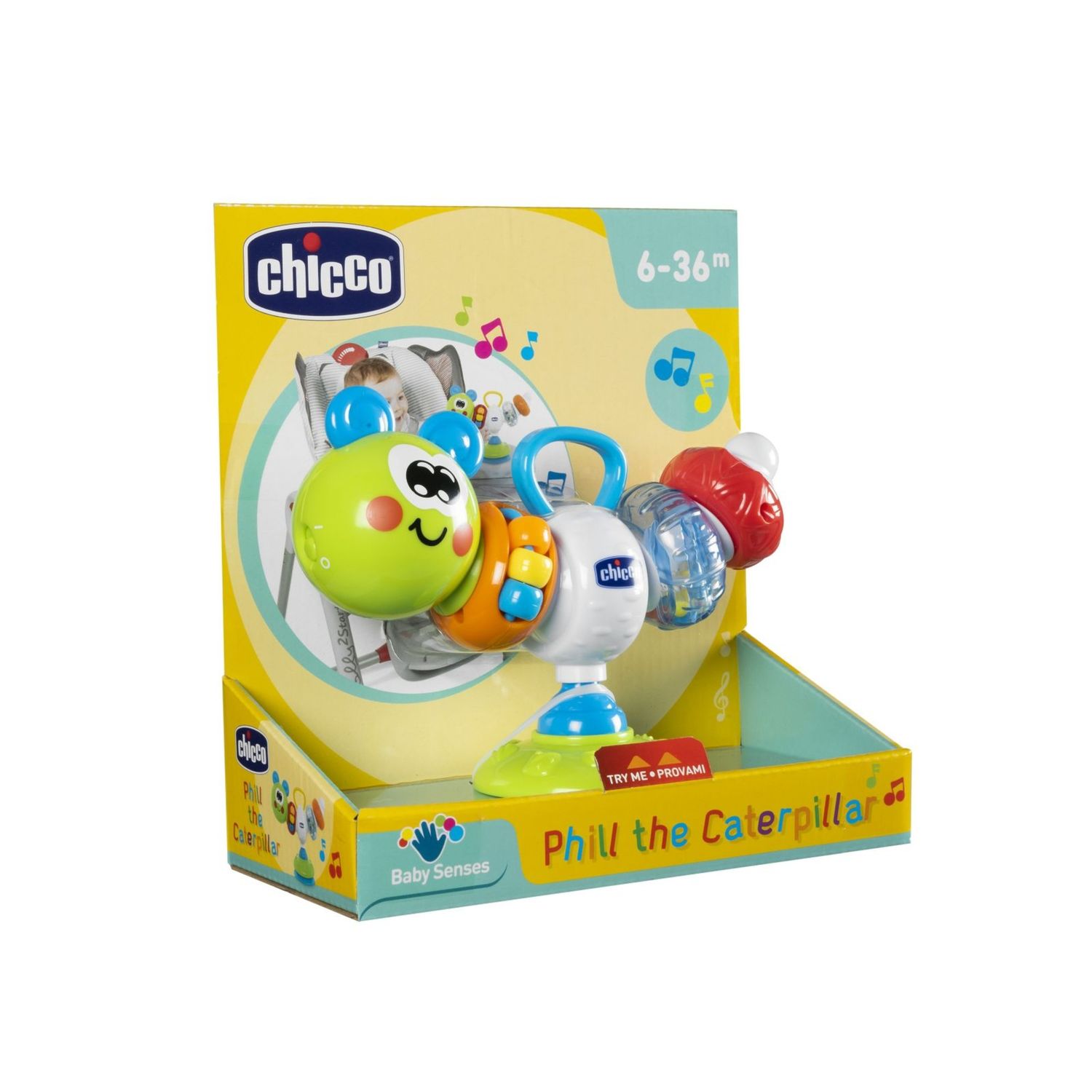 Gioco seggiolone bruchino ballerino - chicco - Chicco