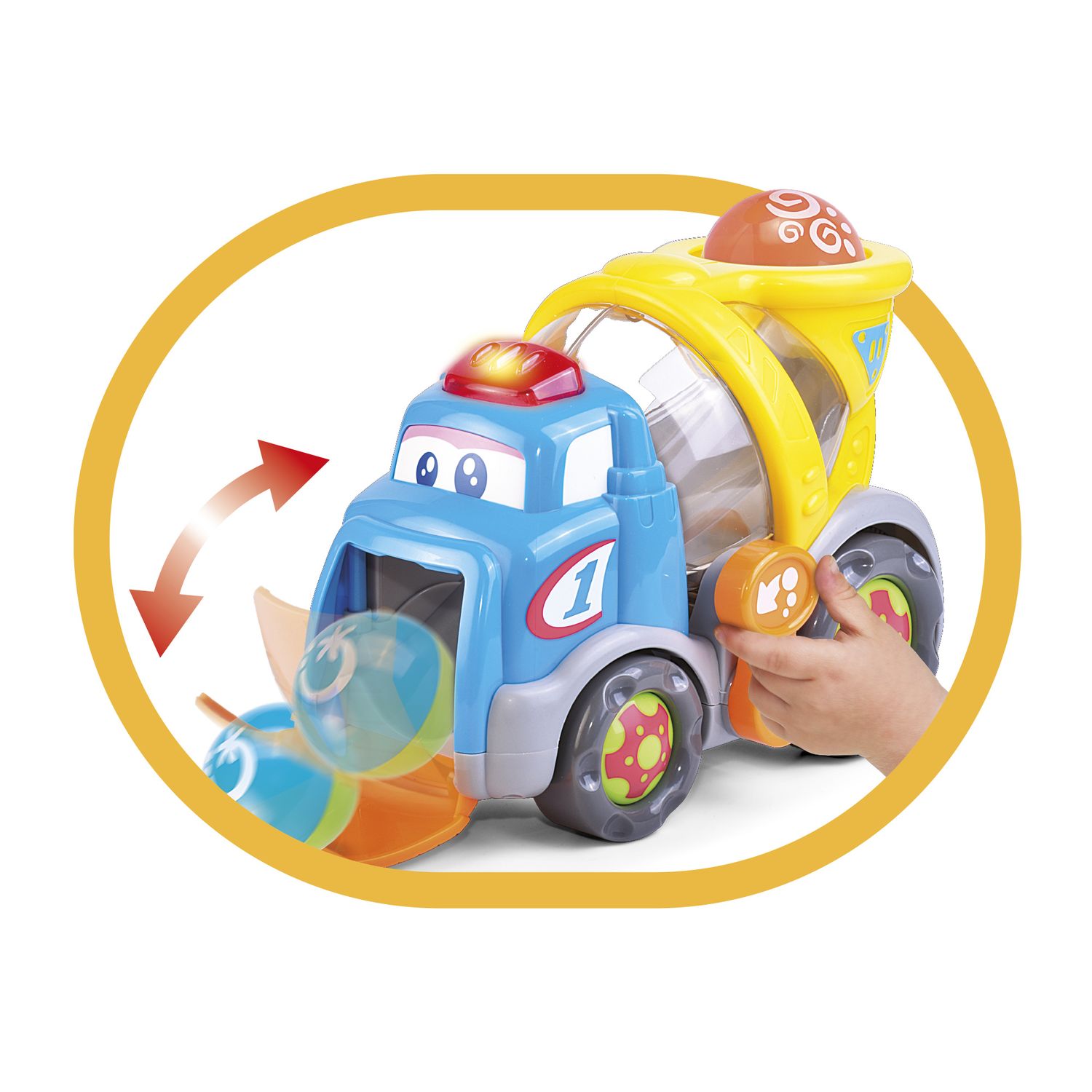 Betoniera lancia palline - 1+ - baby smile - Baby Smile