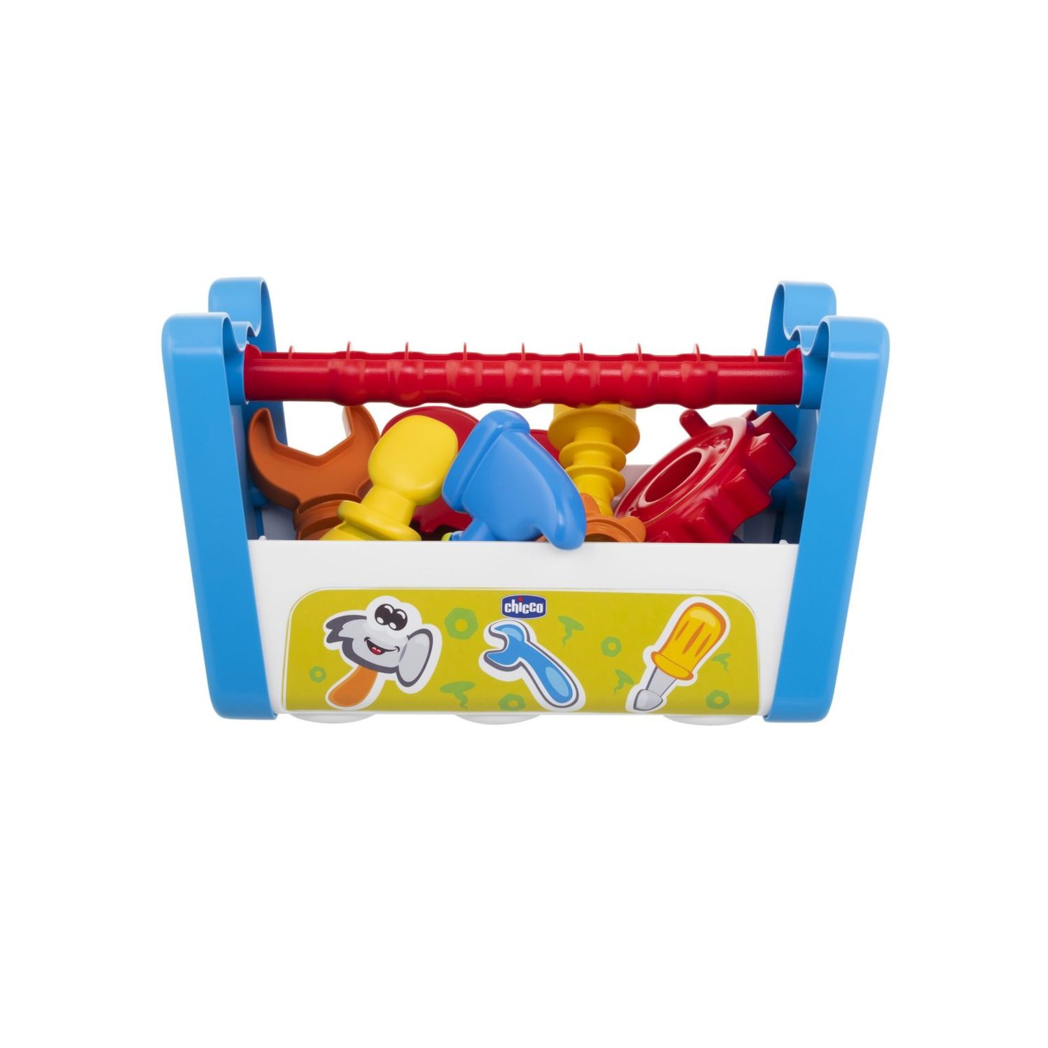 Gioco ad incastri 2 in 1 cassetta degli attrezzi - chicco - Chicco