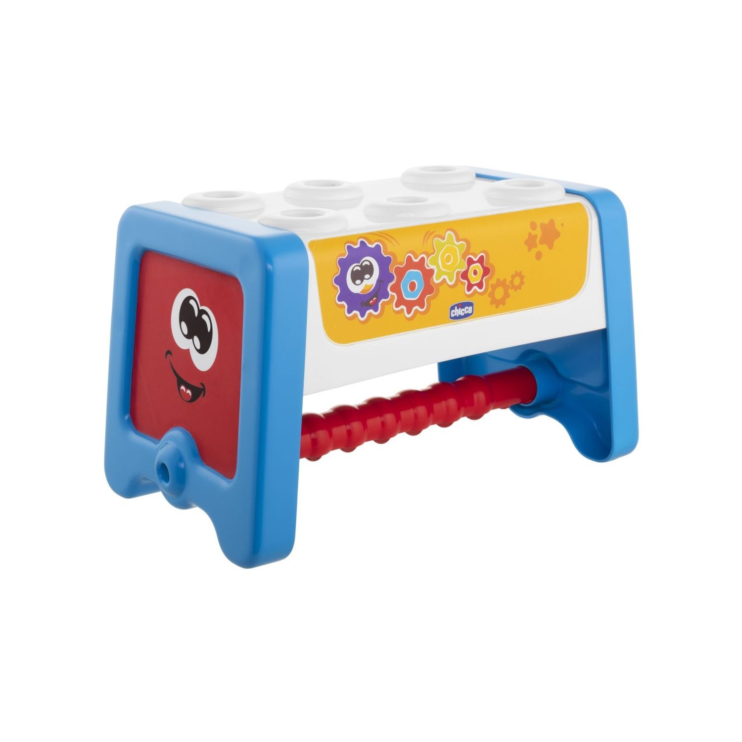 Gioco ad incastri 2 in 1 cassetta degli attrezzi - chicco - Chicco