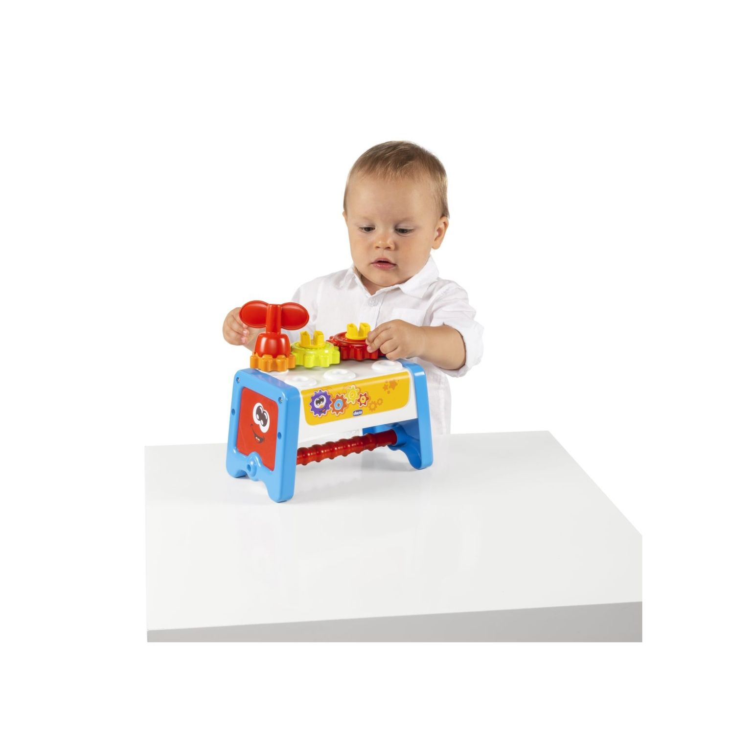 Gioco ad incastri 2 in 1 cassetta degli attrezzi - chicco - Chicco