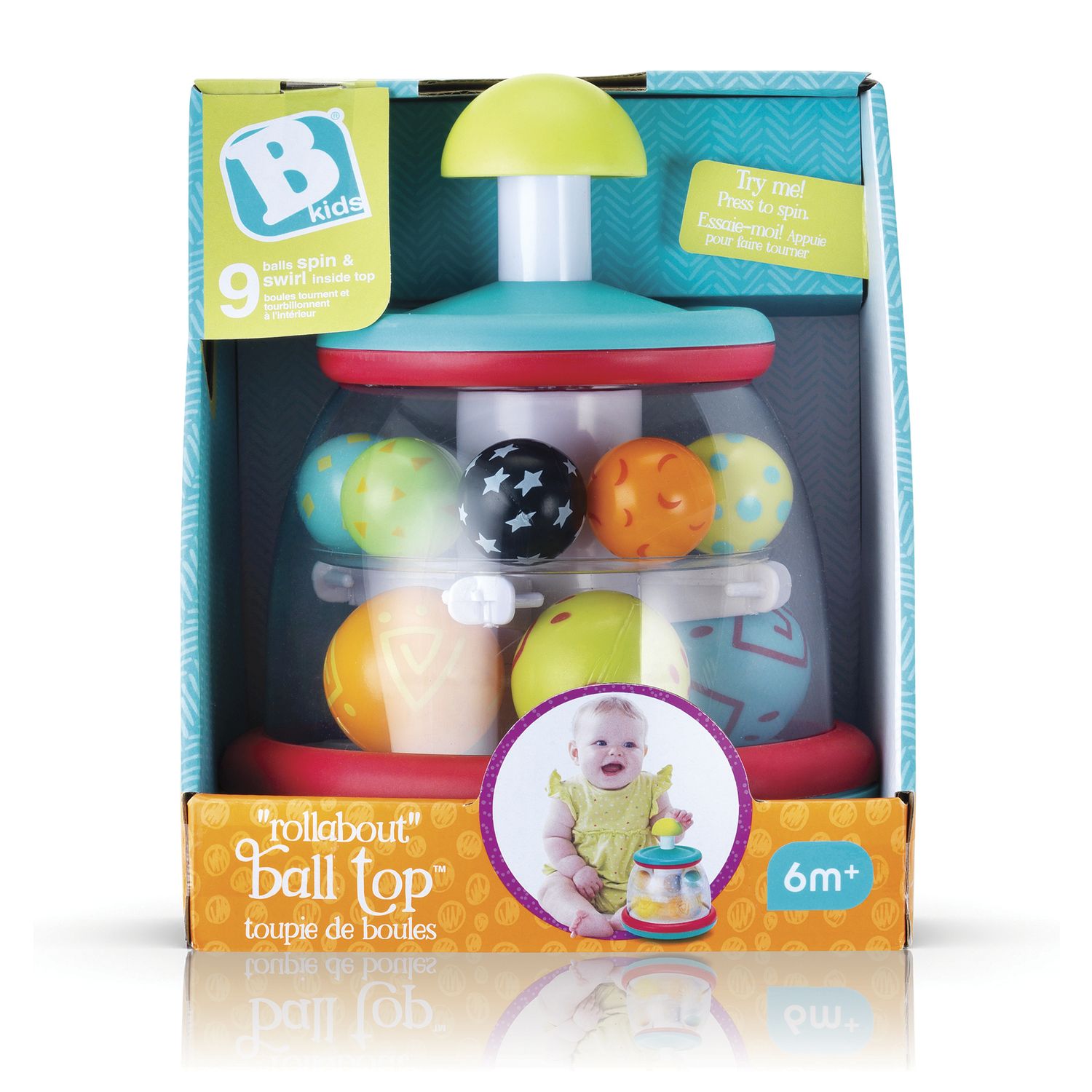 Trottola con palline - baby smile - B-Kids