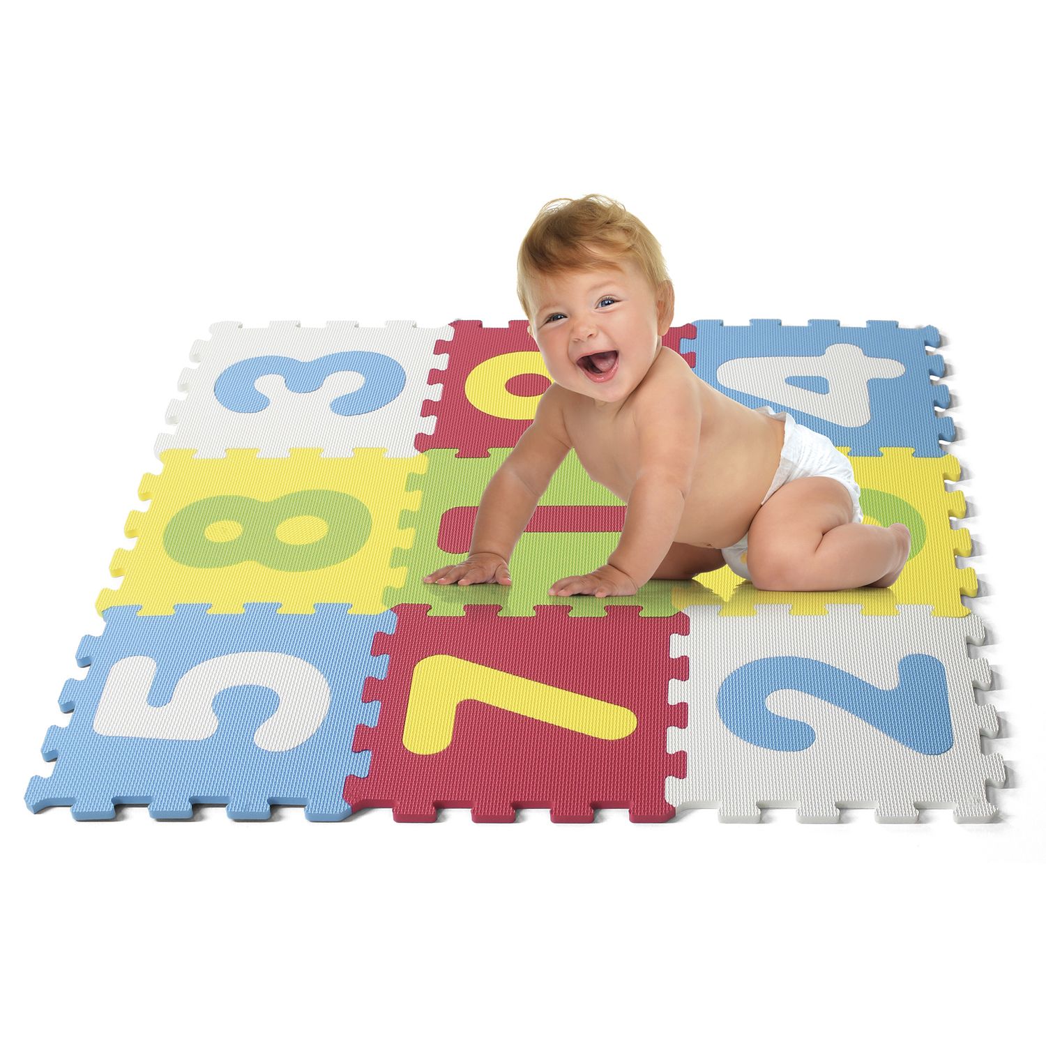 Tappeto puzzle numeri 9pz - Baby Smile