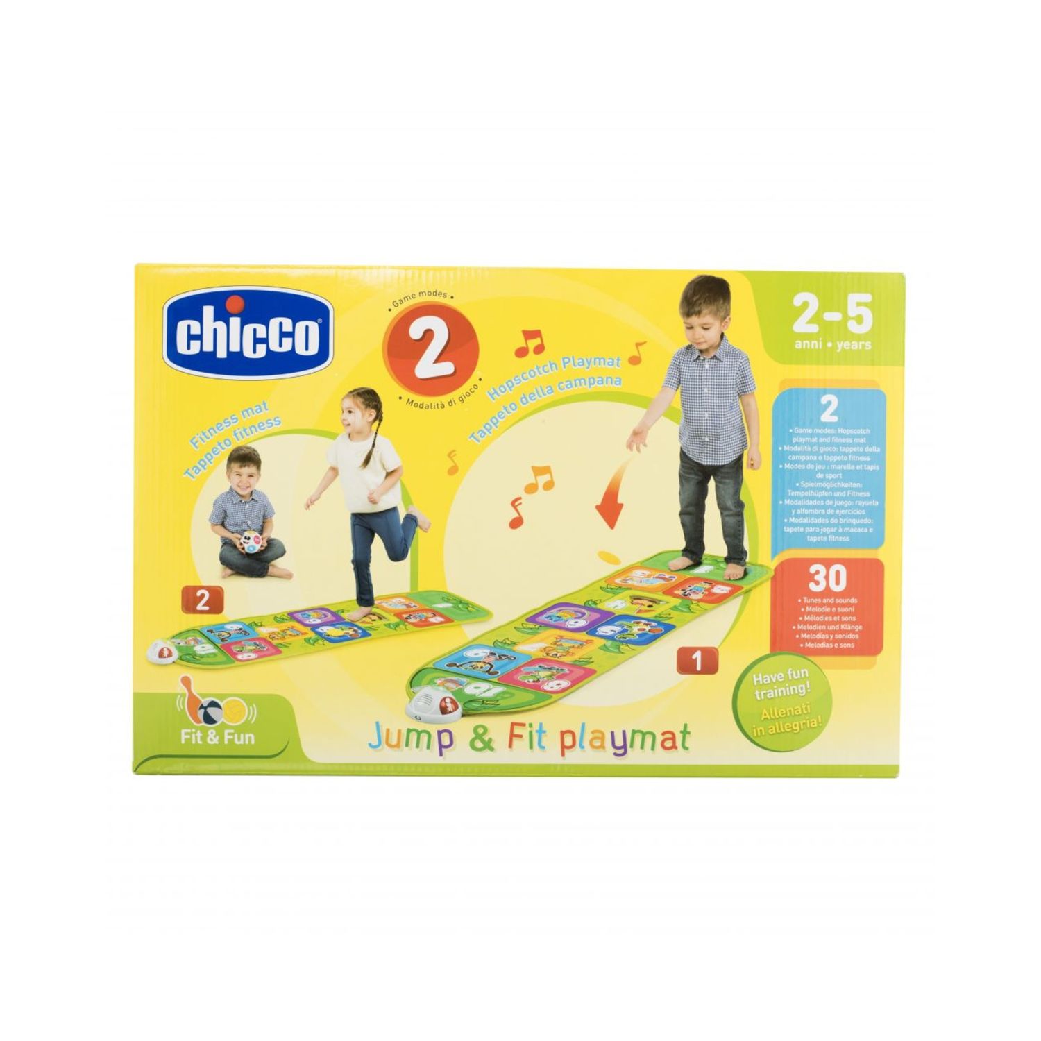 Gioco sportivo tappeto musicale jump&fit - chicco - Chicco