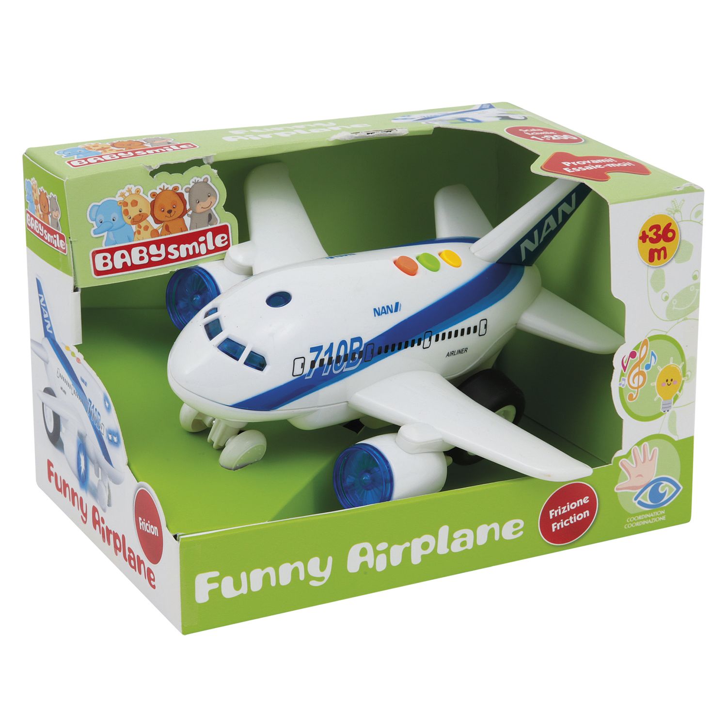 Aereo con luci e suoni - Baby Smile