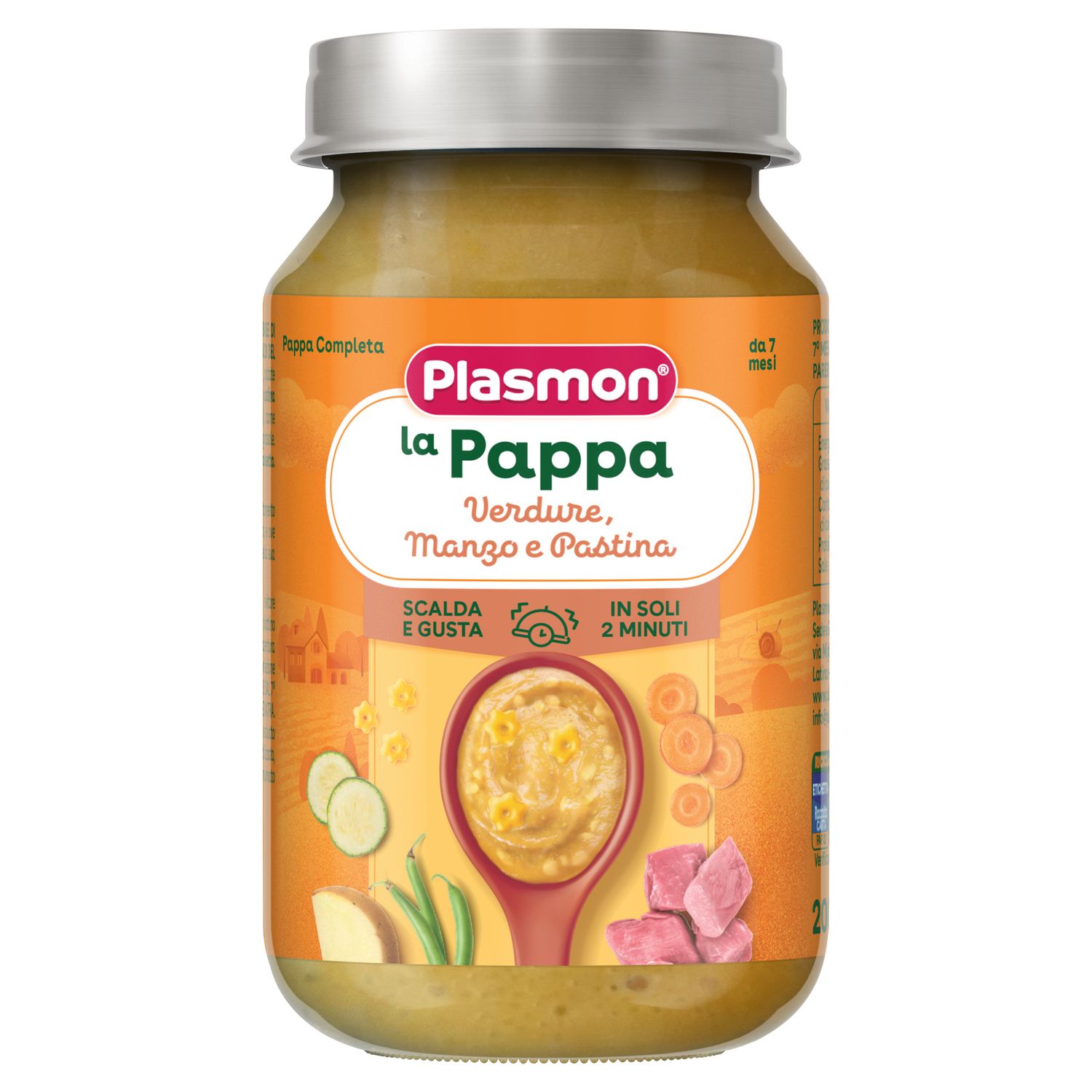 Plasmon - la pappa verdure manzo pastina - Plasmon