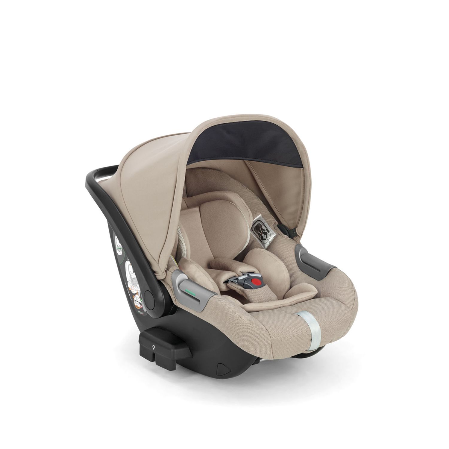 Aptica system quattro darwin infant colore pashmina beige telaio palladio black – inglesina - Inglesina