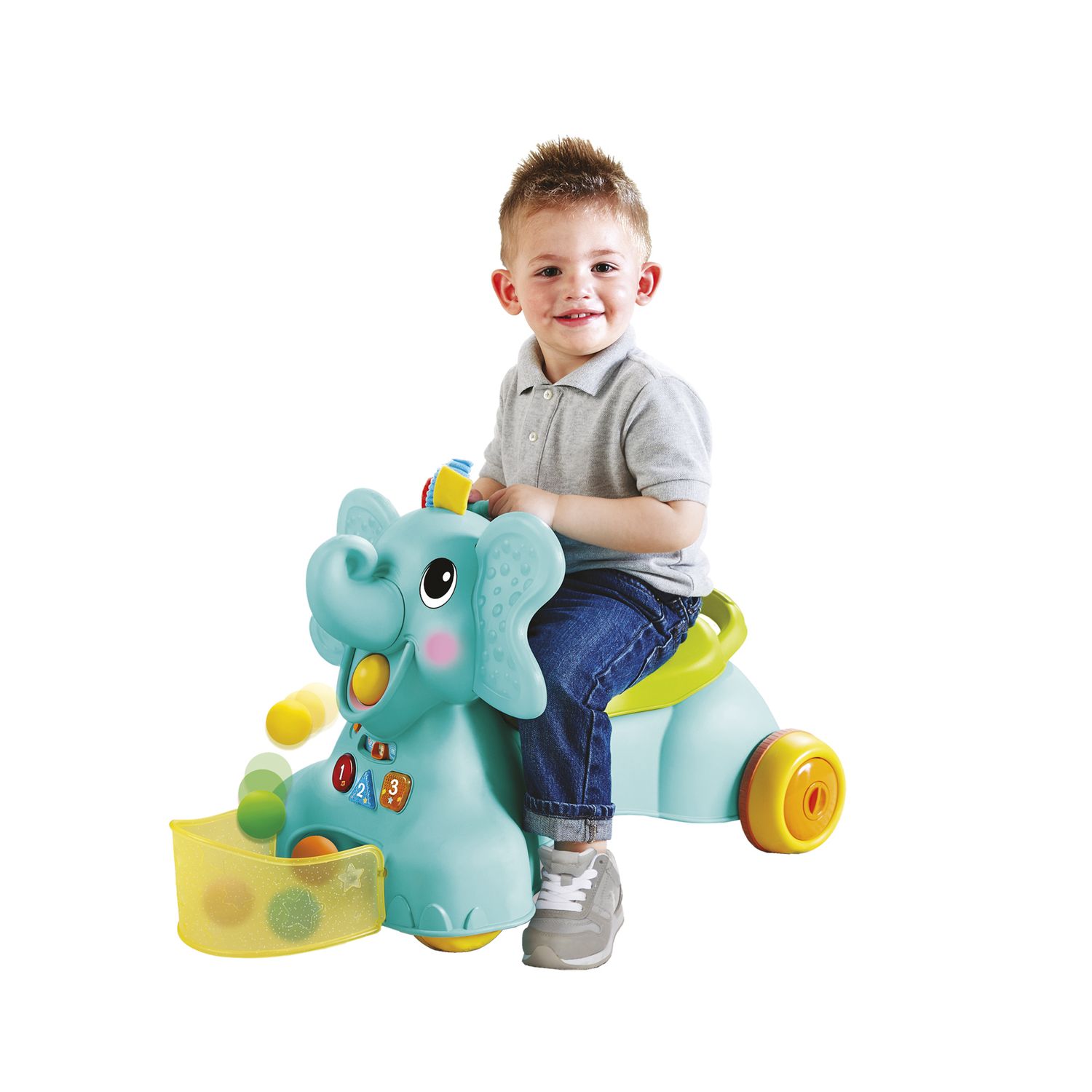 Elefante ride-on cavalcabile 3in1 -  b-kids - B-Kids