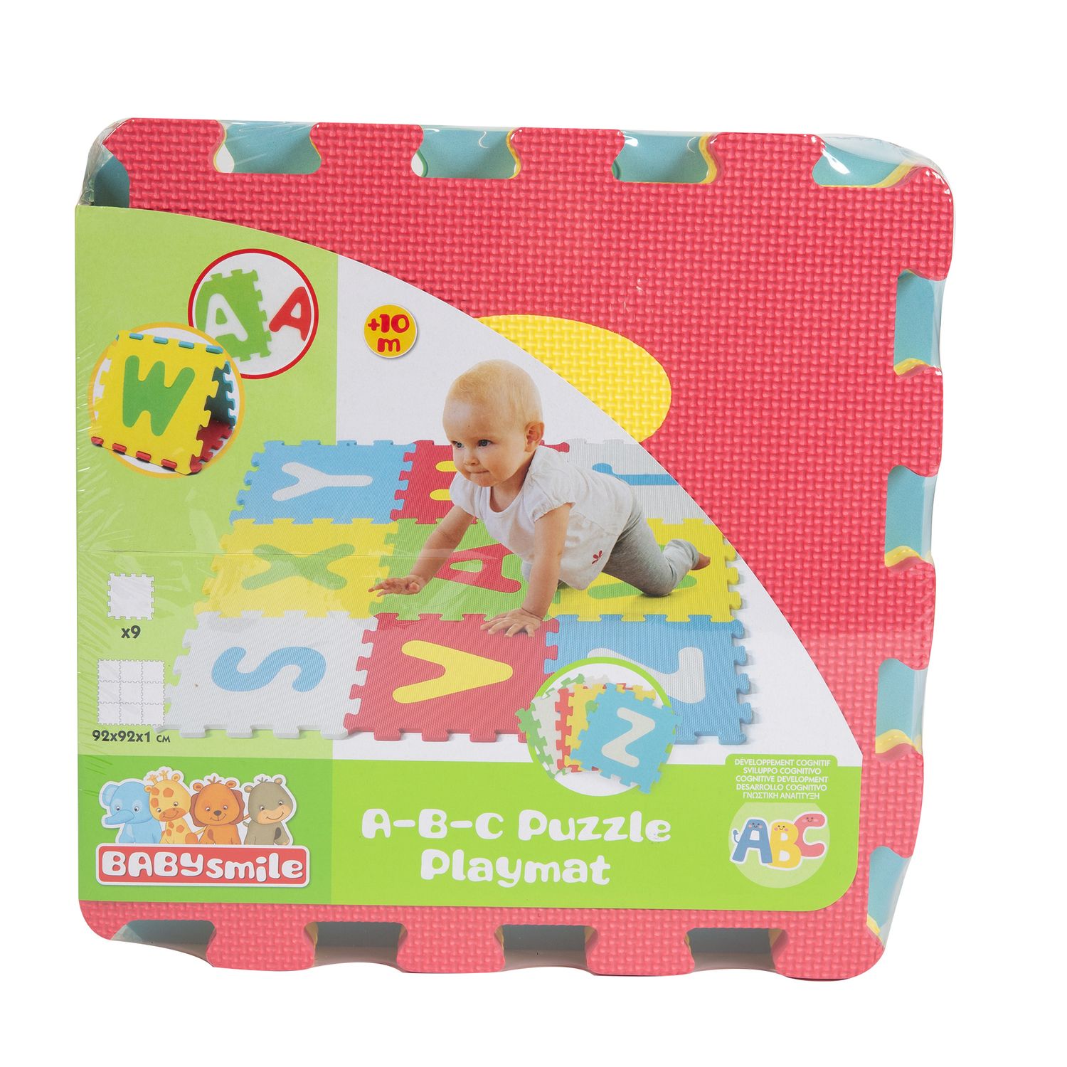 Tappeto puzzle lettere 9pz - Baby Smile