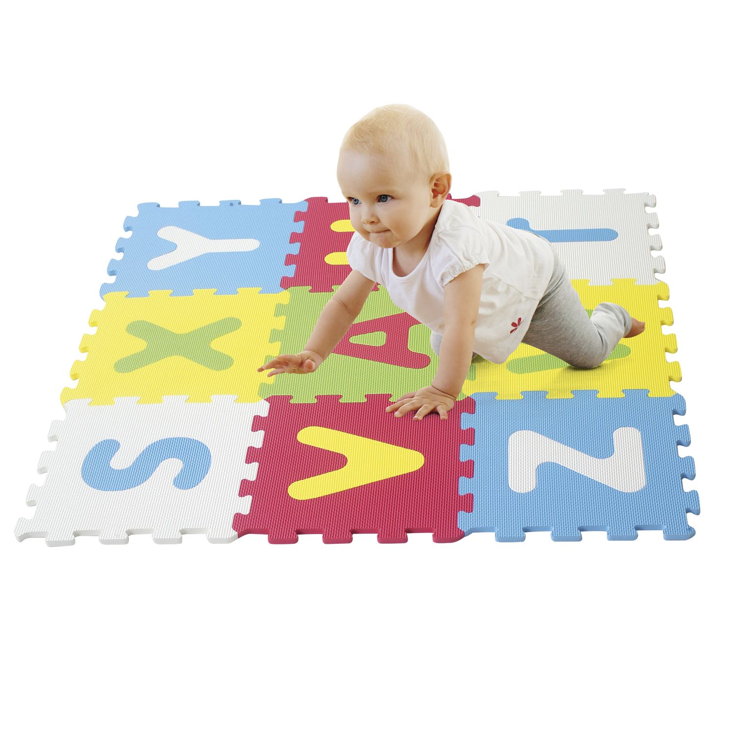 Tappeto puzzle lettere 9pz - Baby Smile
