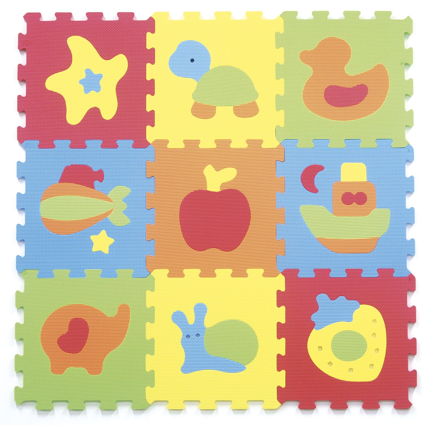 Tappeto puzzle animali 9pcs - Baby Smile