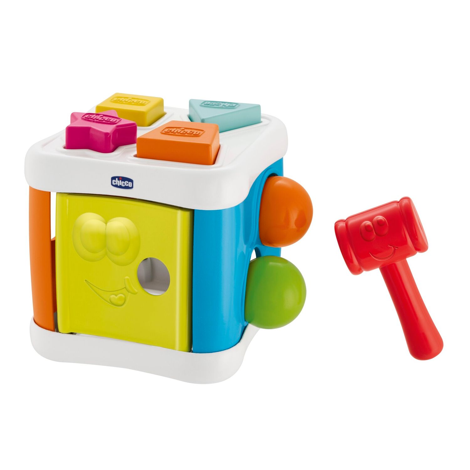 Cubo incastra &amp; martella 2in1 - chicco - Chicco