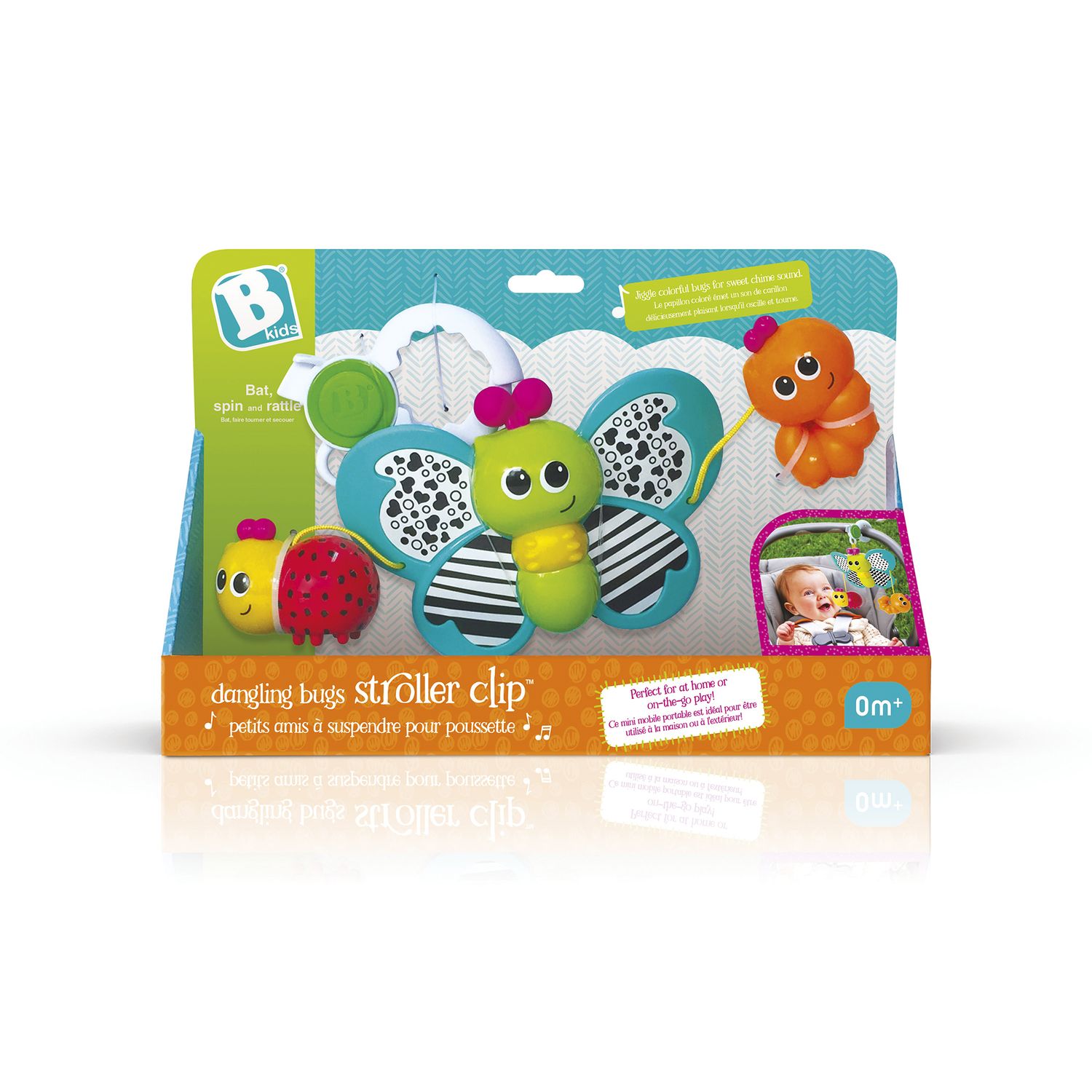 Sonagli per passeggino - farfalla -  b-kids - B-Kids