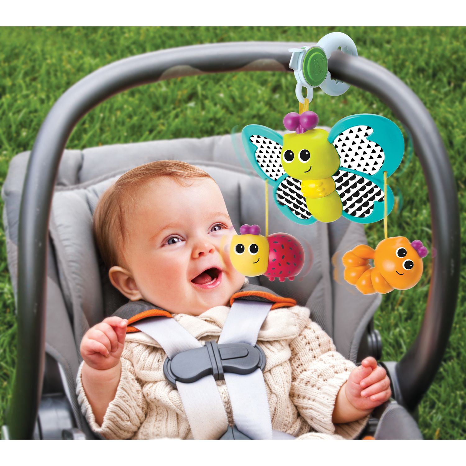 Sonagli per passeggino - farfalla -  b-kids - B-Kids