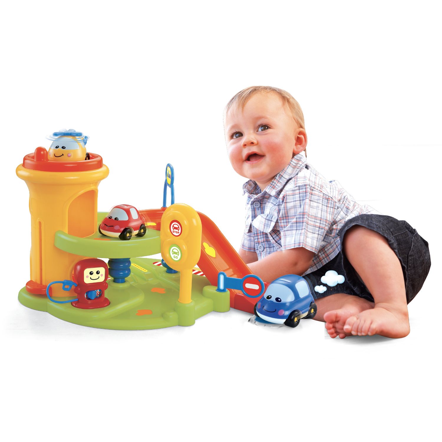 Garage con 3 veicoli - my first garage - Baby Smile