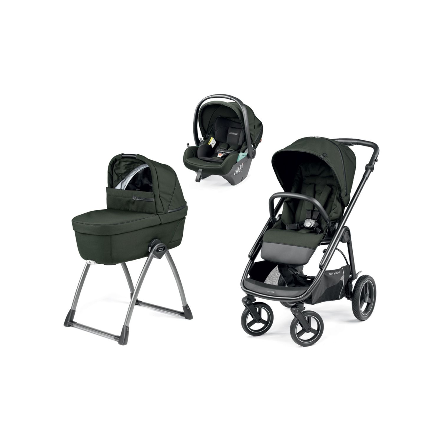 Peg perego - veloce tc  belvedere lounge modular - green - Peg Perego