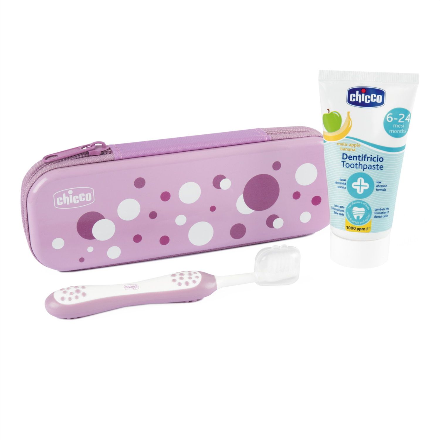 Chicco - set dentale 6m+ lilla - Chicco