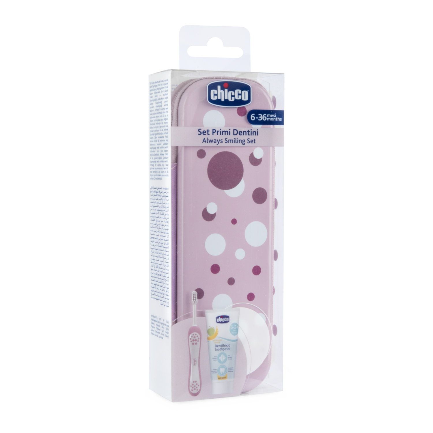 Chicco - set dentale 6m+ lilla - Chicco