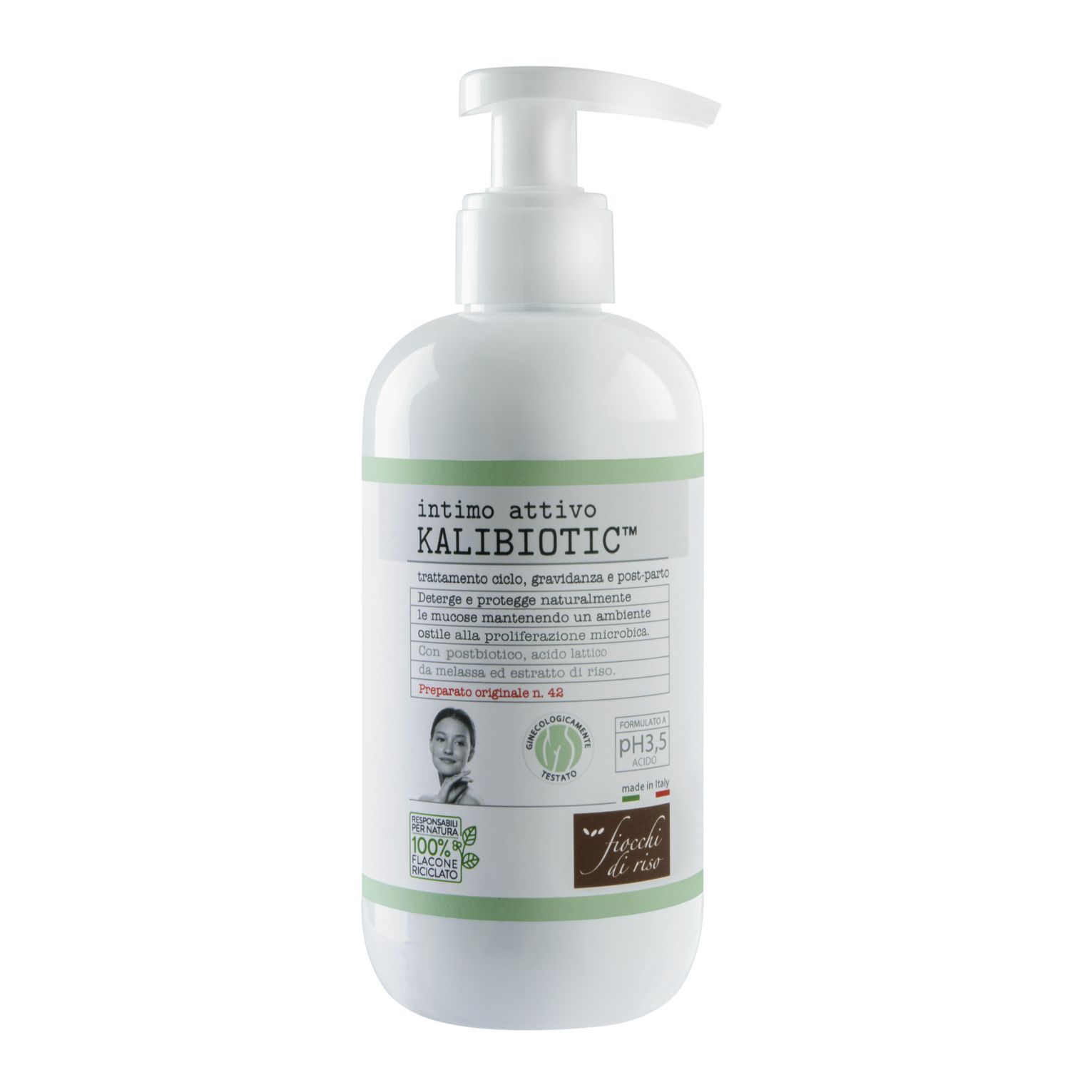 Fiocchi di riso intimo attivo kalibiotic ph 3.5 240 ml - Fiocchi di Riso