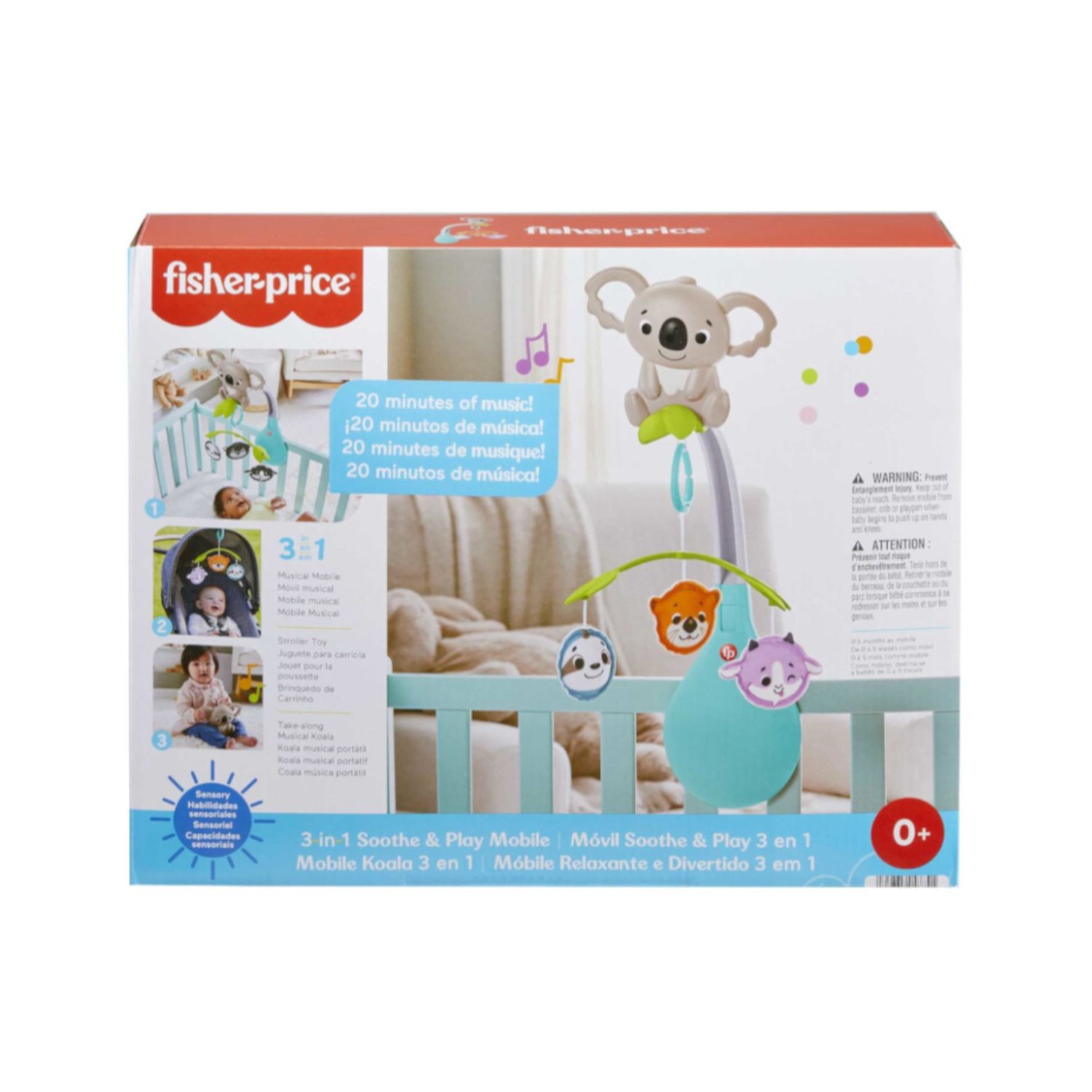 Giostrina 3-in-1 soothe & play fisher-price: divertimento e relax per il tuo bambino - Fisher-price