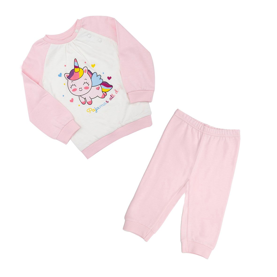 Mawi - pig. 2pz gl felpa baby f unicorno - Mawi