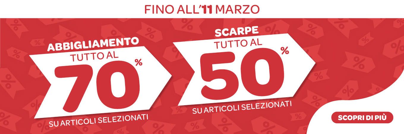 👟SALDI FINO AL -70% 👕