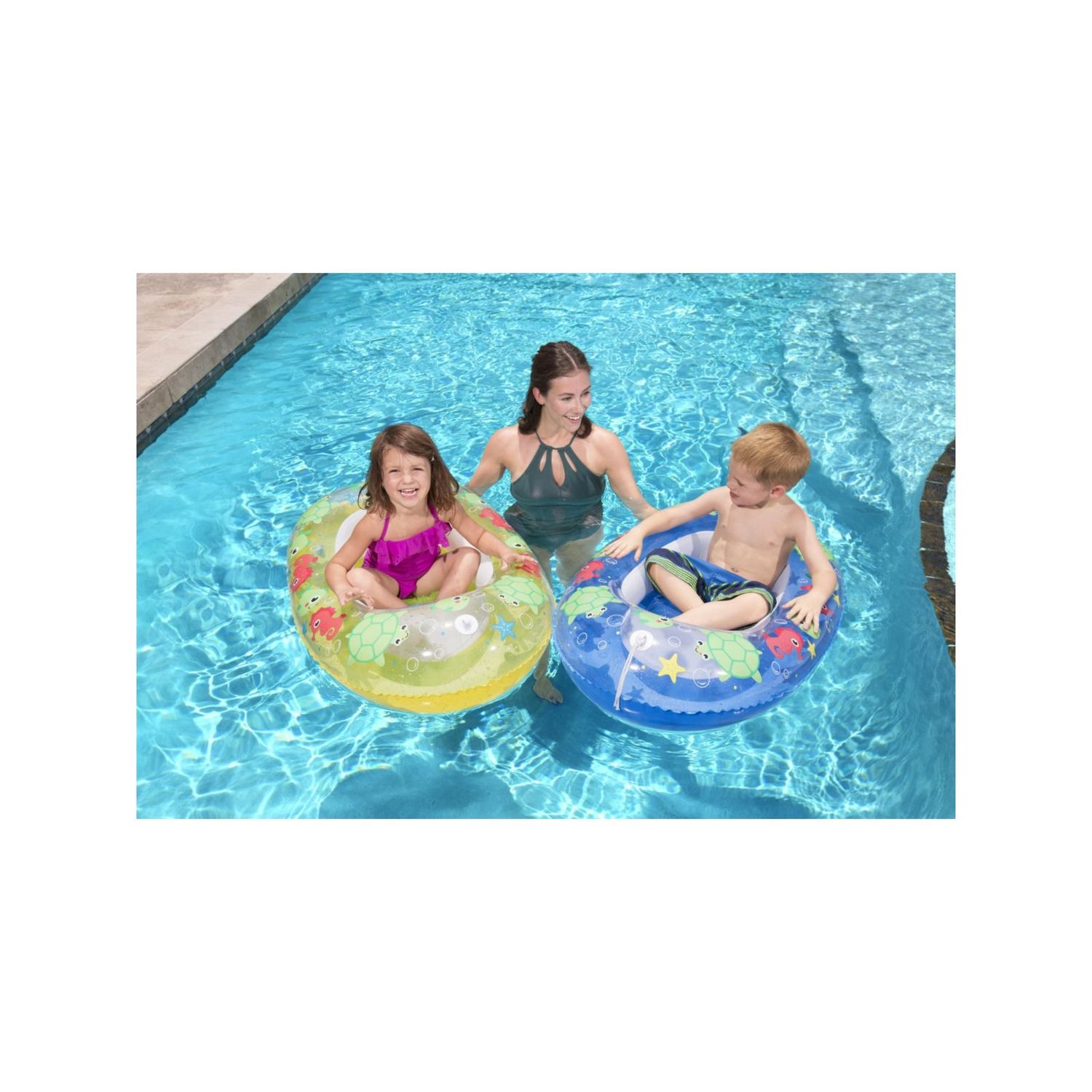 Gonfiabile balena con oblò assortita - 102x69cm - bestway - Bestway