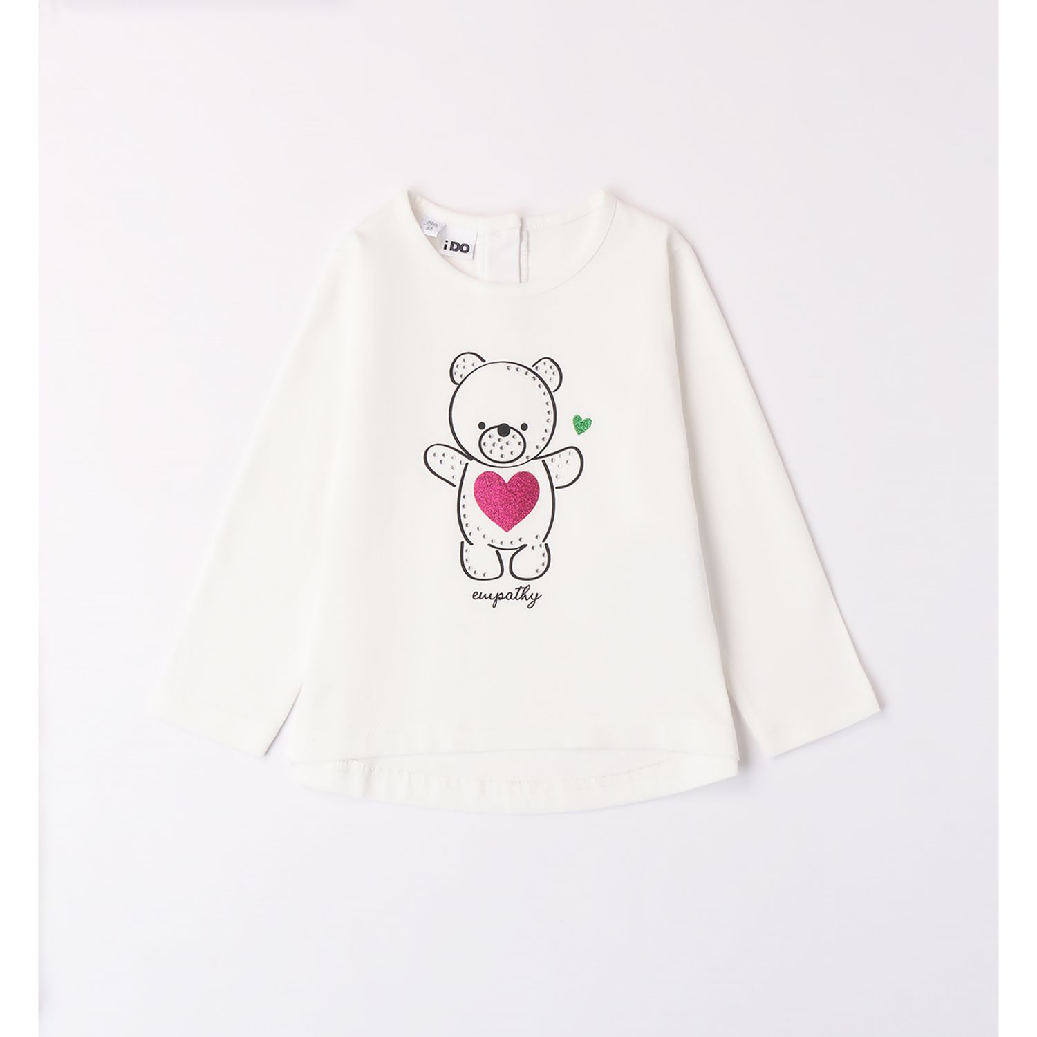 Girocollo ml panna con orso - Mignolo