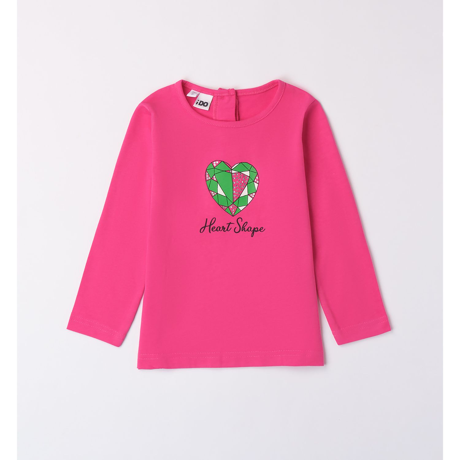 Girocollo ml fuxia con cuore - Mignolo