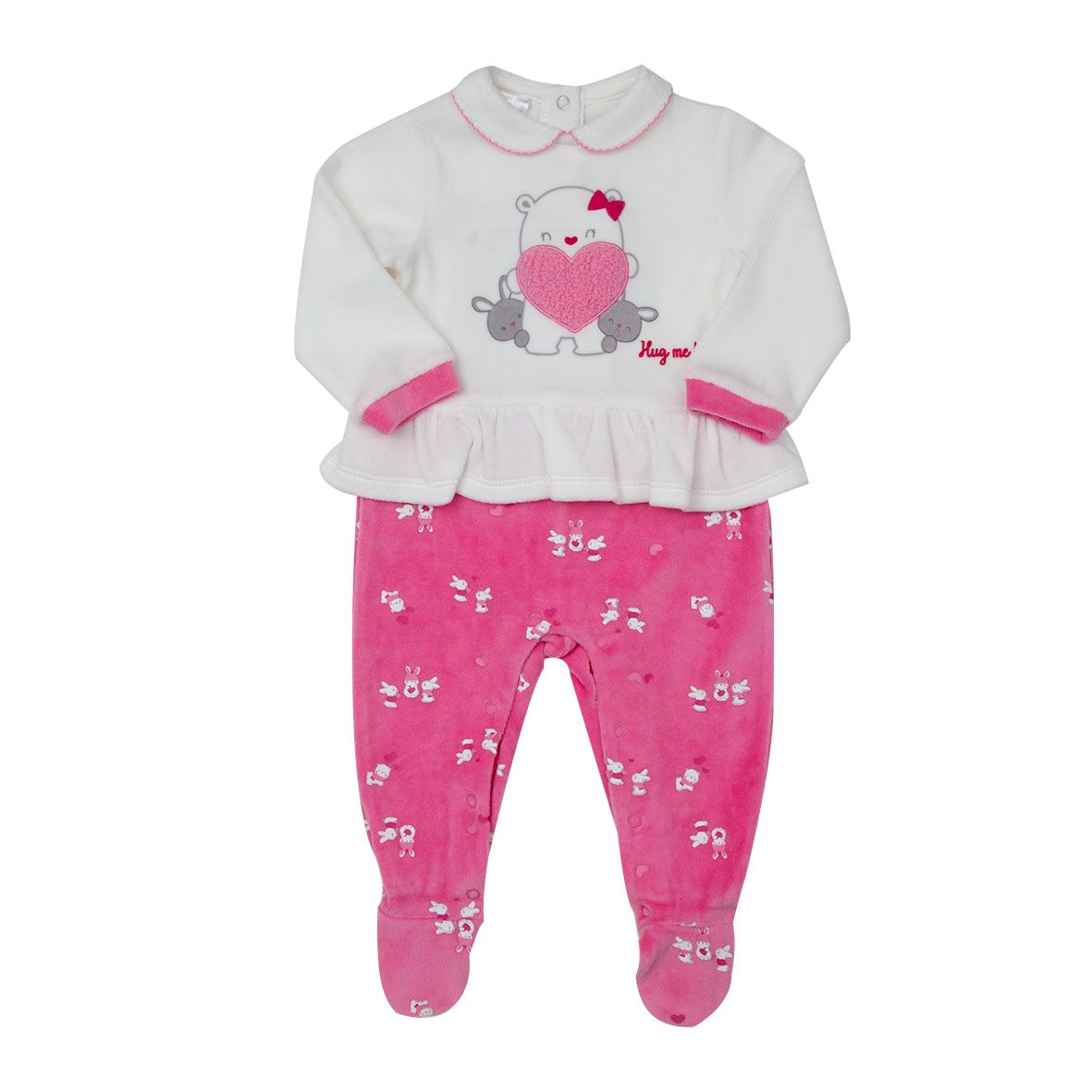 Mawi - tutina  ciniglia aop con balza oeko-tex - Mawi