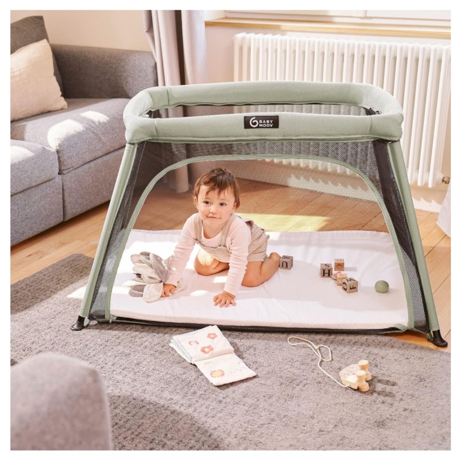 Babymoov - lettino da viaggio pieghevole 3 in 1 moov & comfy - Babymoov