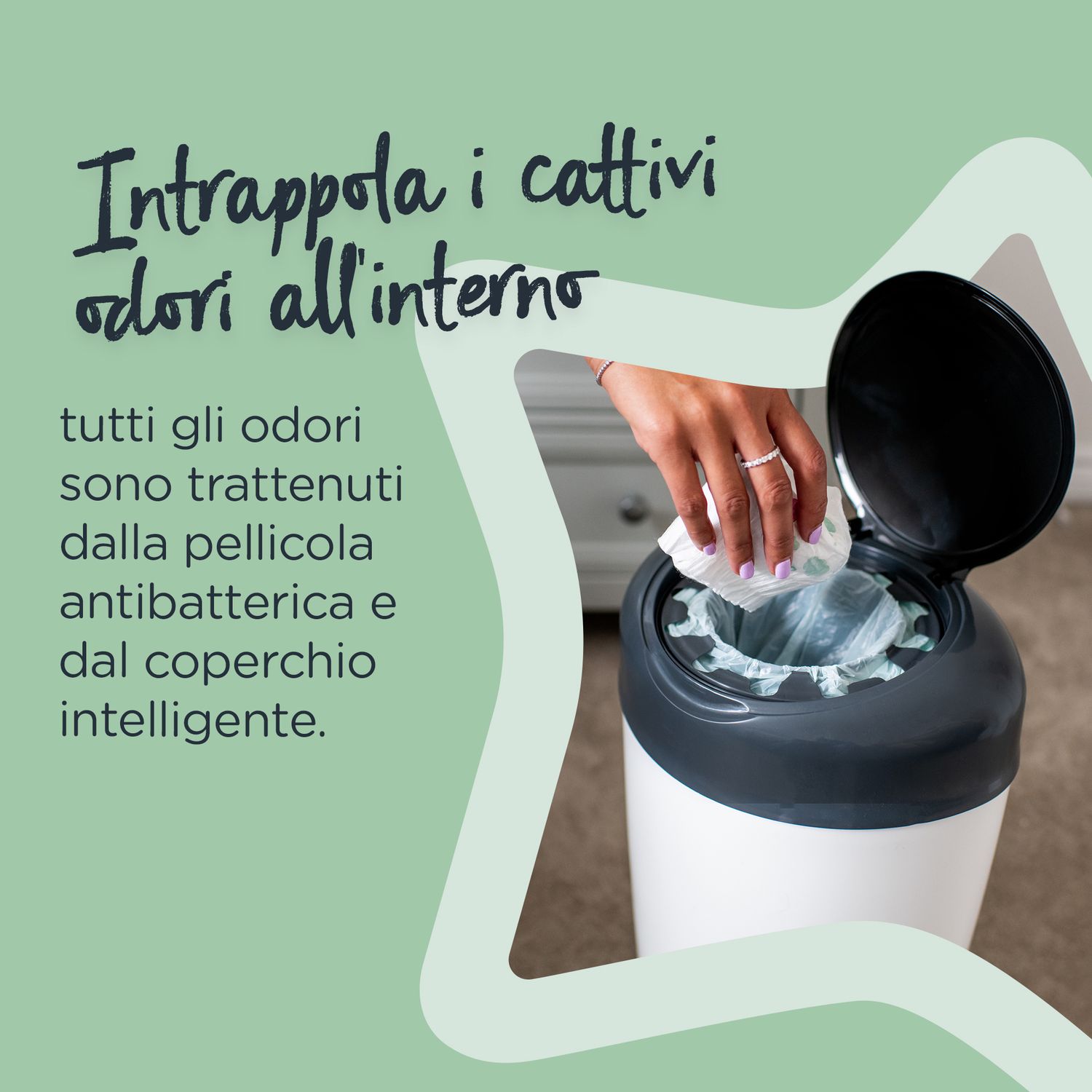 Tommee Tippee Ricariche Per Bidone Pannolini – Modello XL, Confezione Da 6 Cartucce, Per Una Gestione Semplice E Igienica