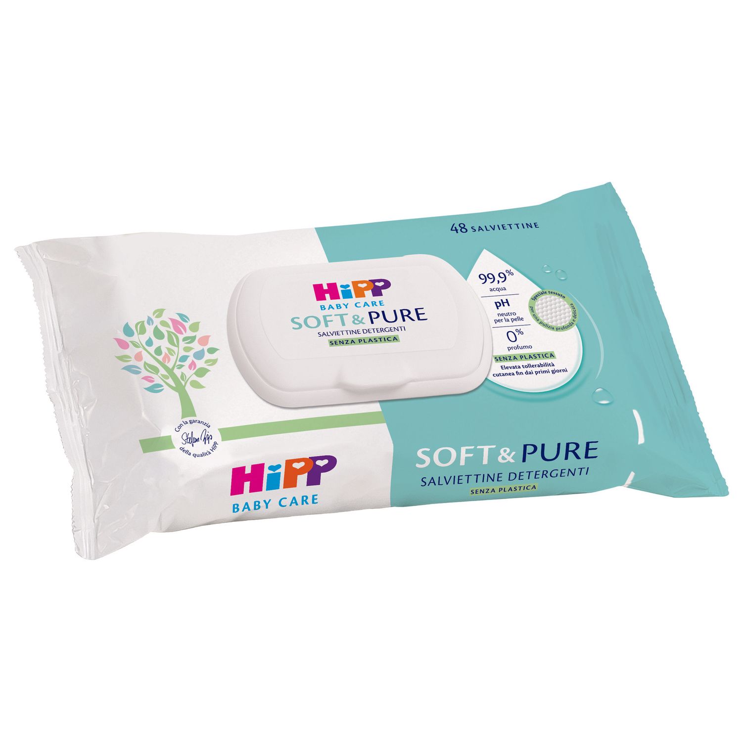 Hipp baby care salviettine soft&pure 3x48 - Hipp Baby