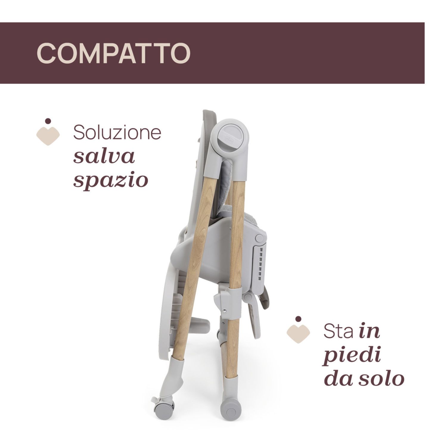 Seggiolone polly armonia scandinavian- chicco - Chicco