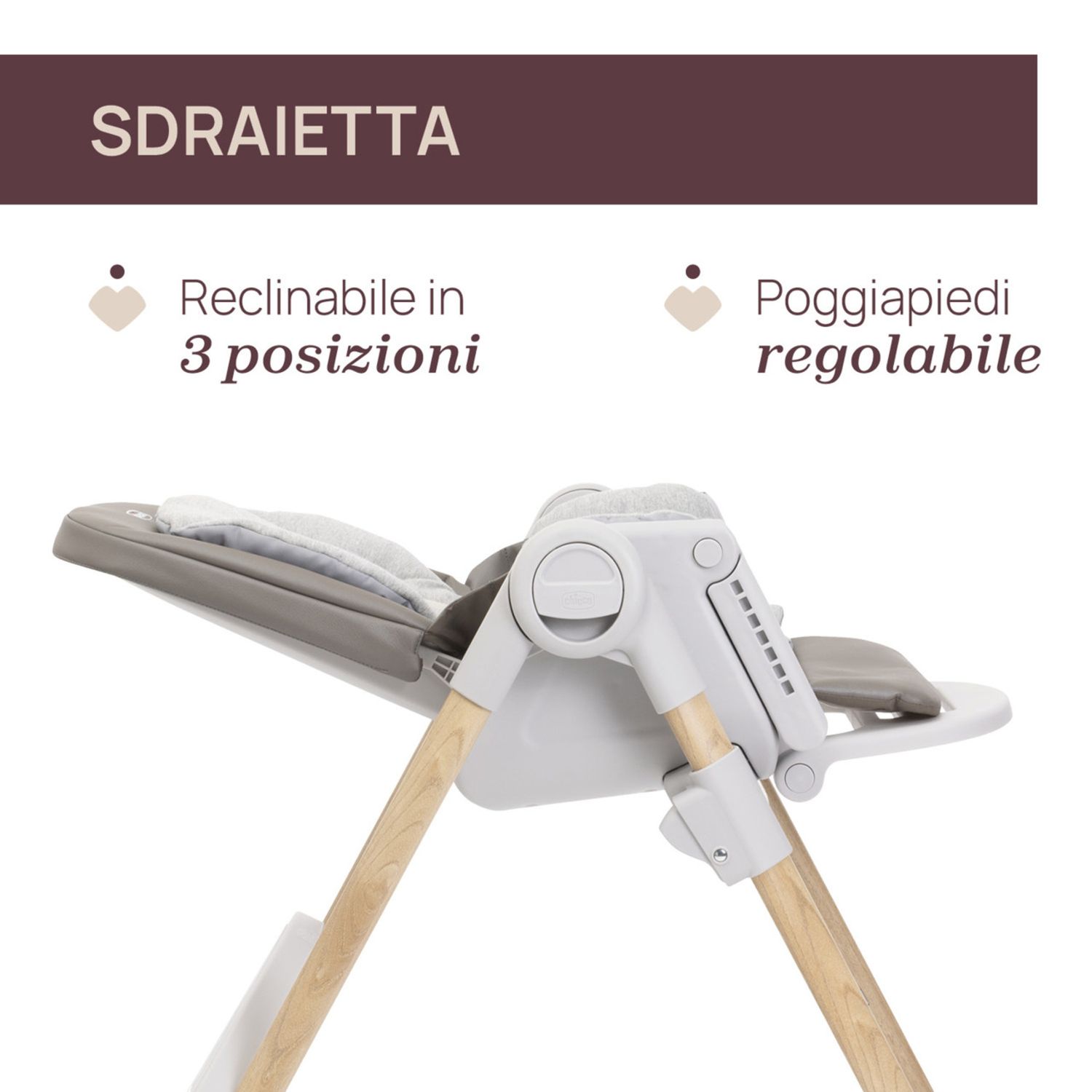 Seggiolone polly armonia scandinavian- chicco - Chicco