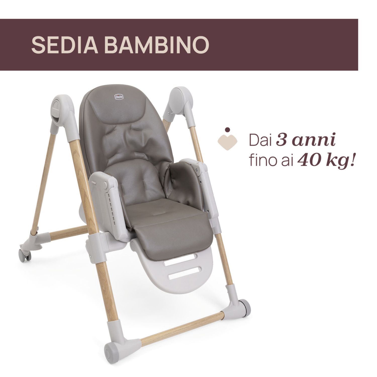 Seggiolone polly armonia scandinavian- chicco - Chicco