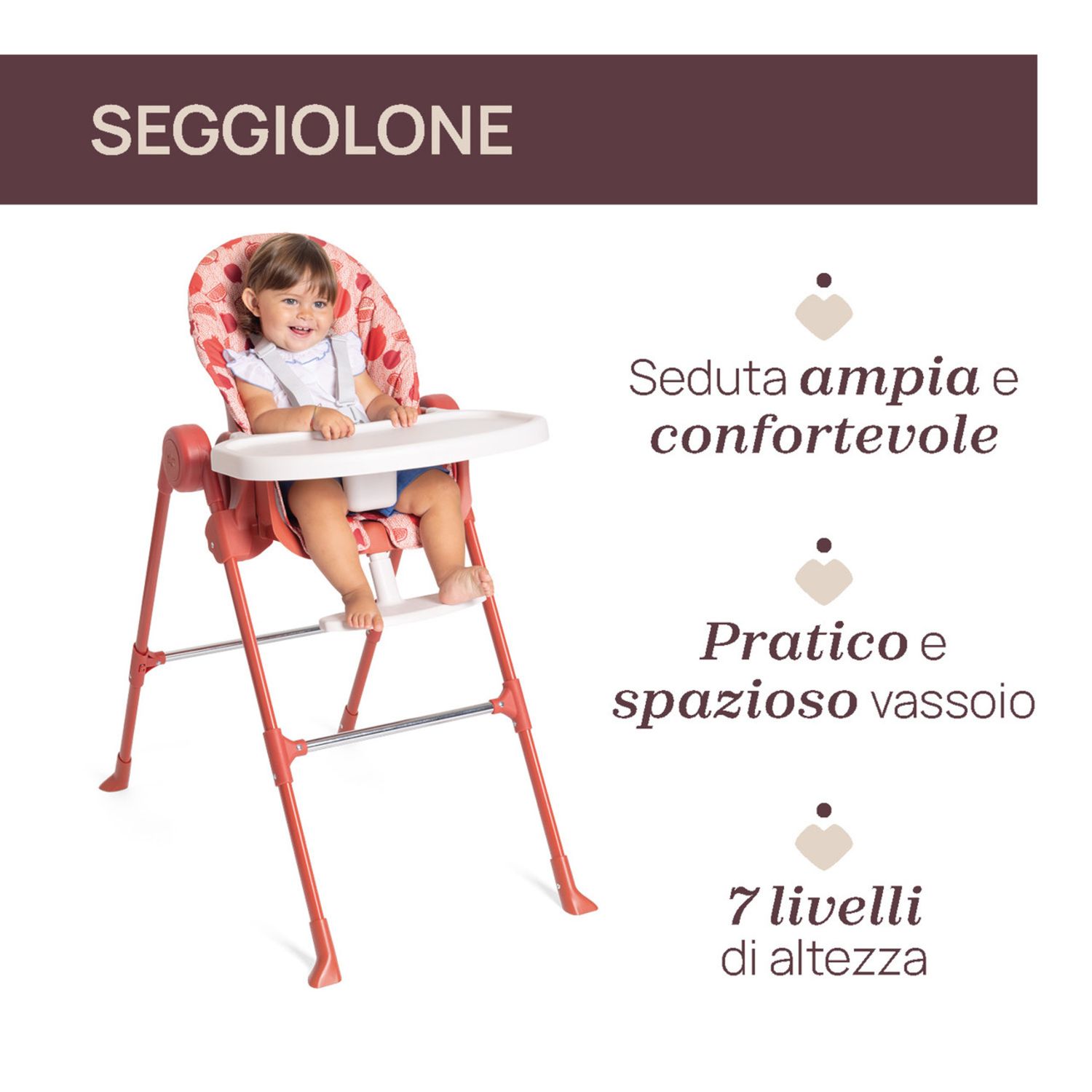 Seggiolone polly essential juice  - chicco - Chicco
