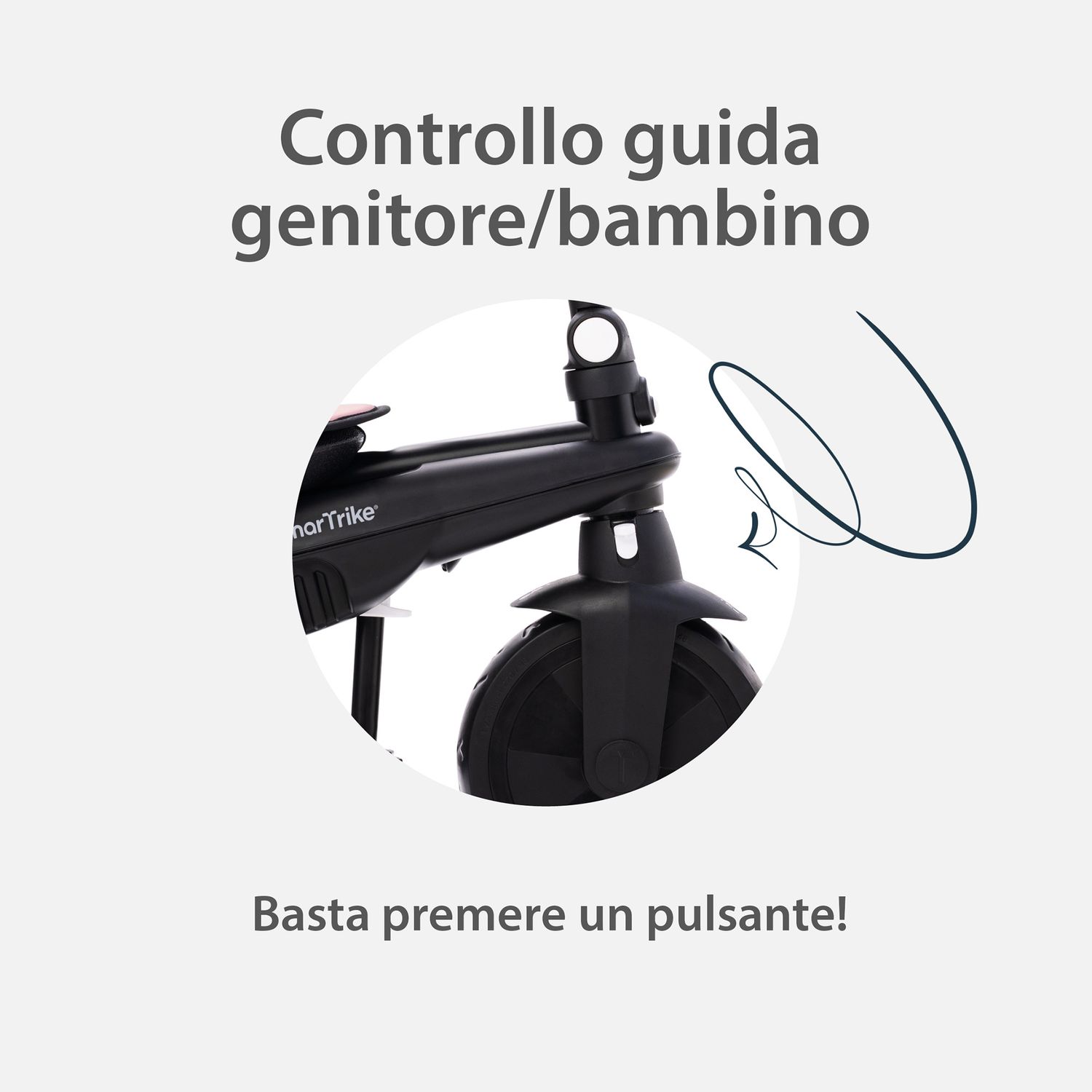 Triciclo str™3 plus - colore rosa - ideale per bambini da 10 mesi a 3 anni - stabilità e comfort - Smart Trike