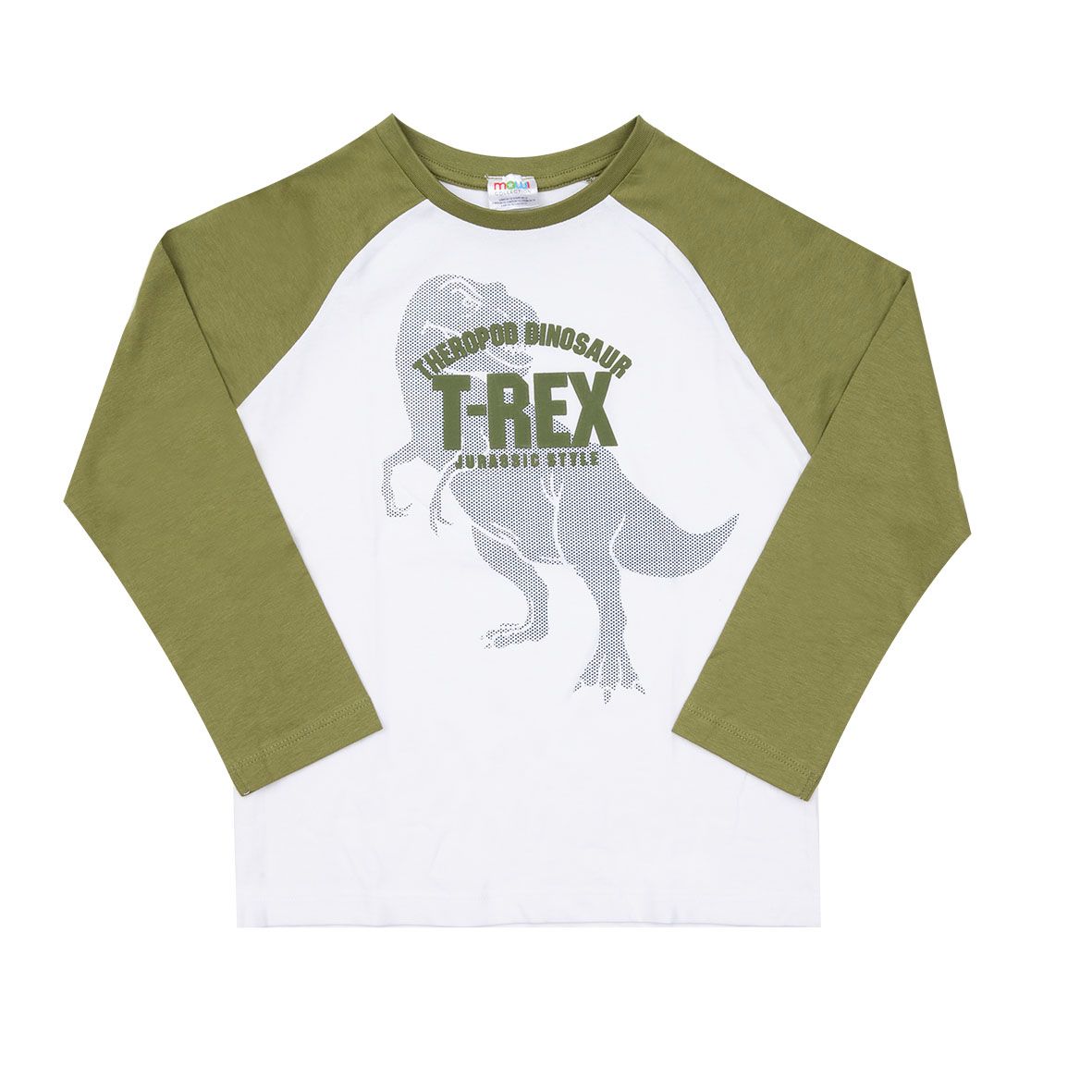 Maglia jersey bimbo bianca/verde - Mawi