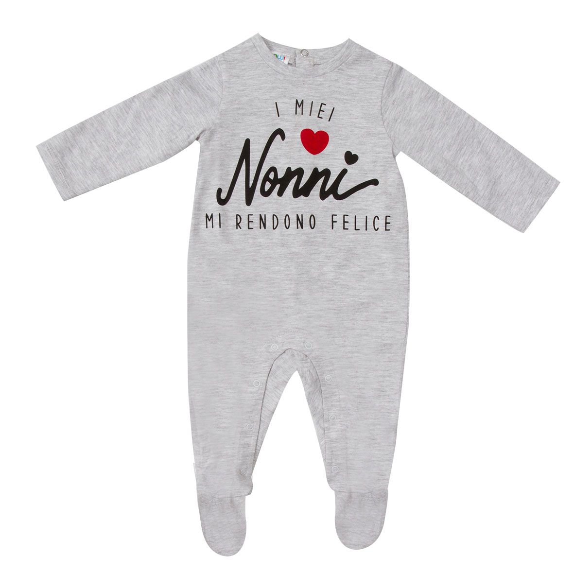 Tutina unisex grigia semplice - Mawi