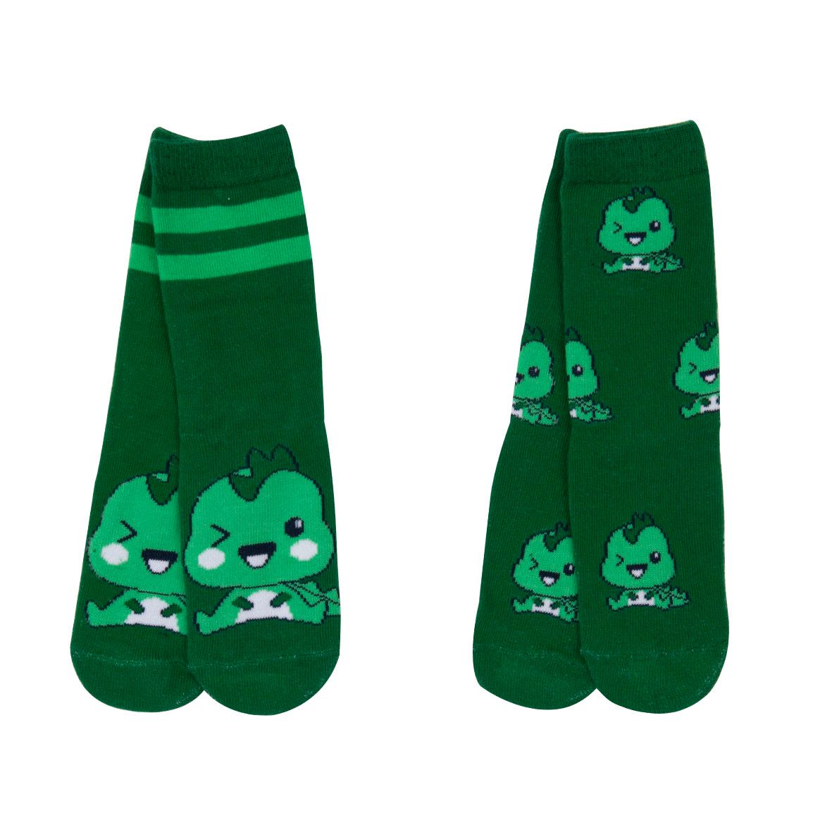 Pack due paia di calze antiscivolo bimbo draghetto - Mawi