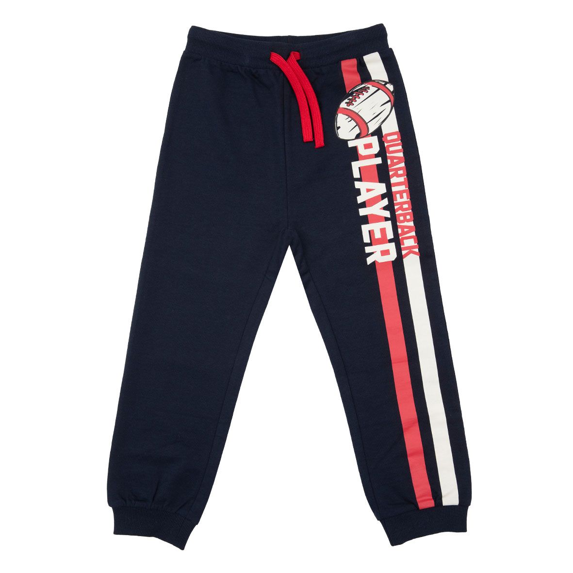 Pantalone lungo blu con stampa - Mawi